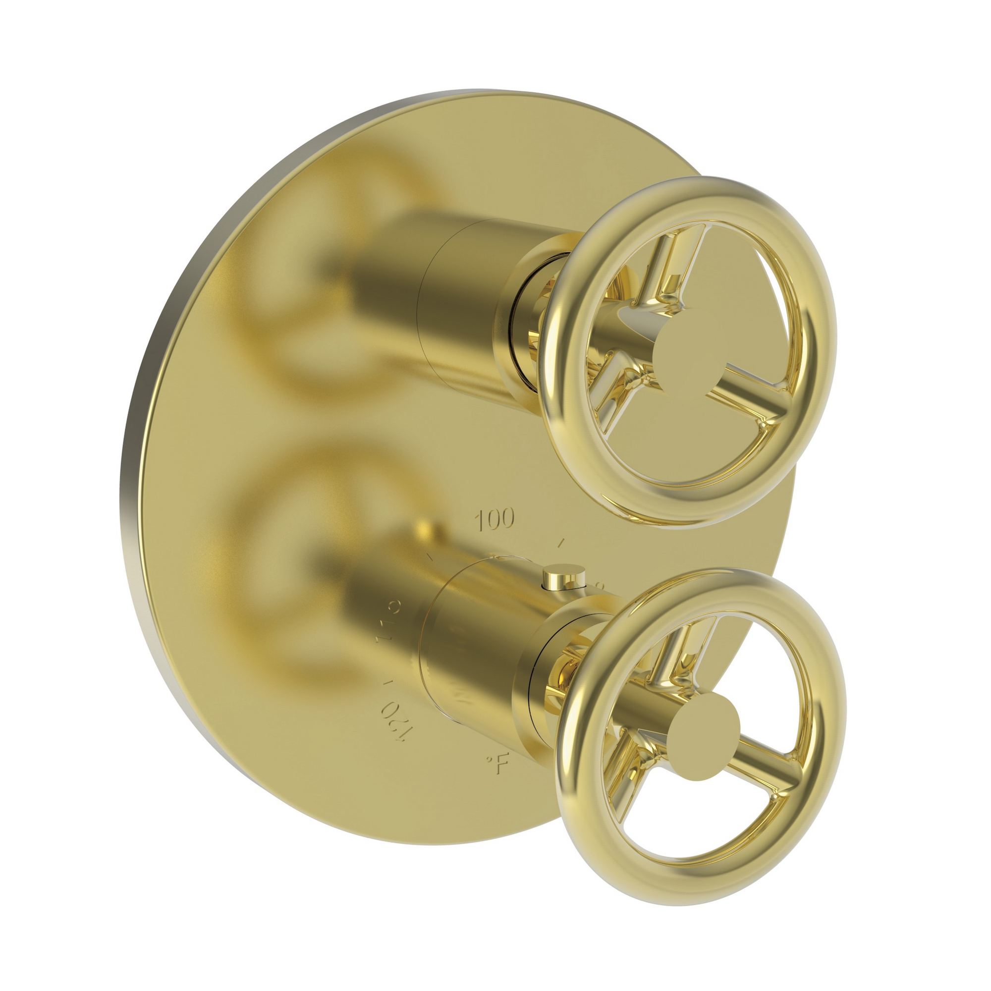 Newport Brass Slater® 1/2" Round Thermostatic Trim Plate with Handle
