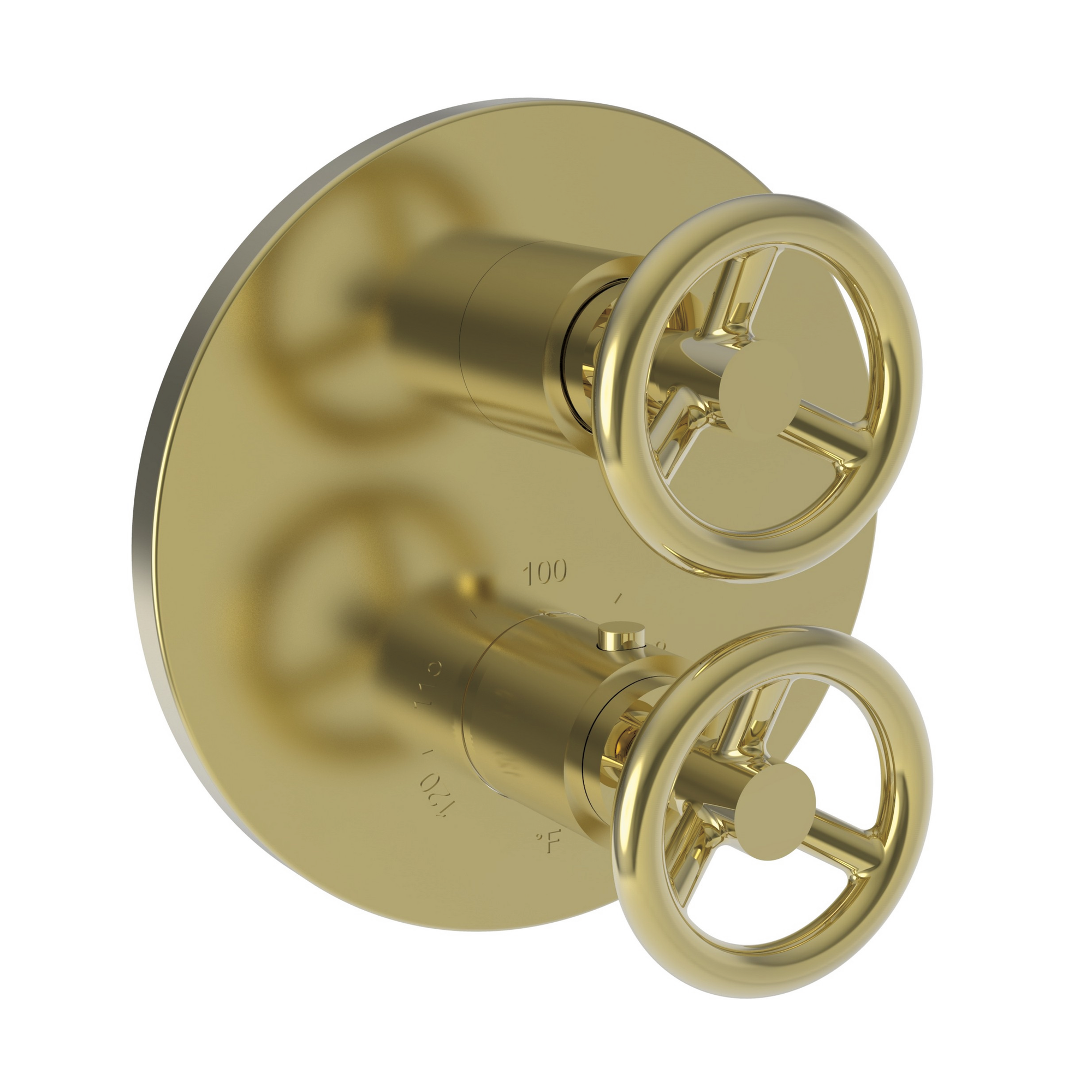 Newport Brass Slater® 1/2" Round Thermostatic Trim Plate with Handle
