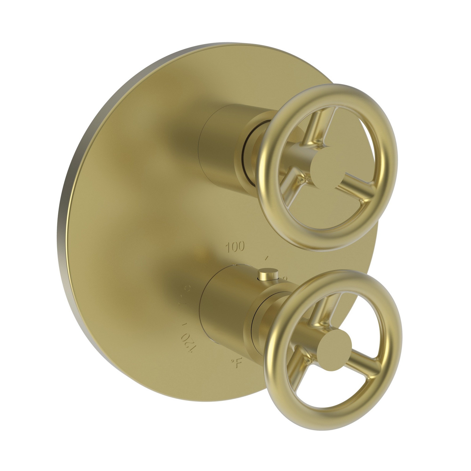 Newport Brass Slater® 1/2" Round Thermostatic Trim Plate with Handle