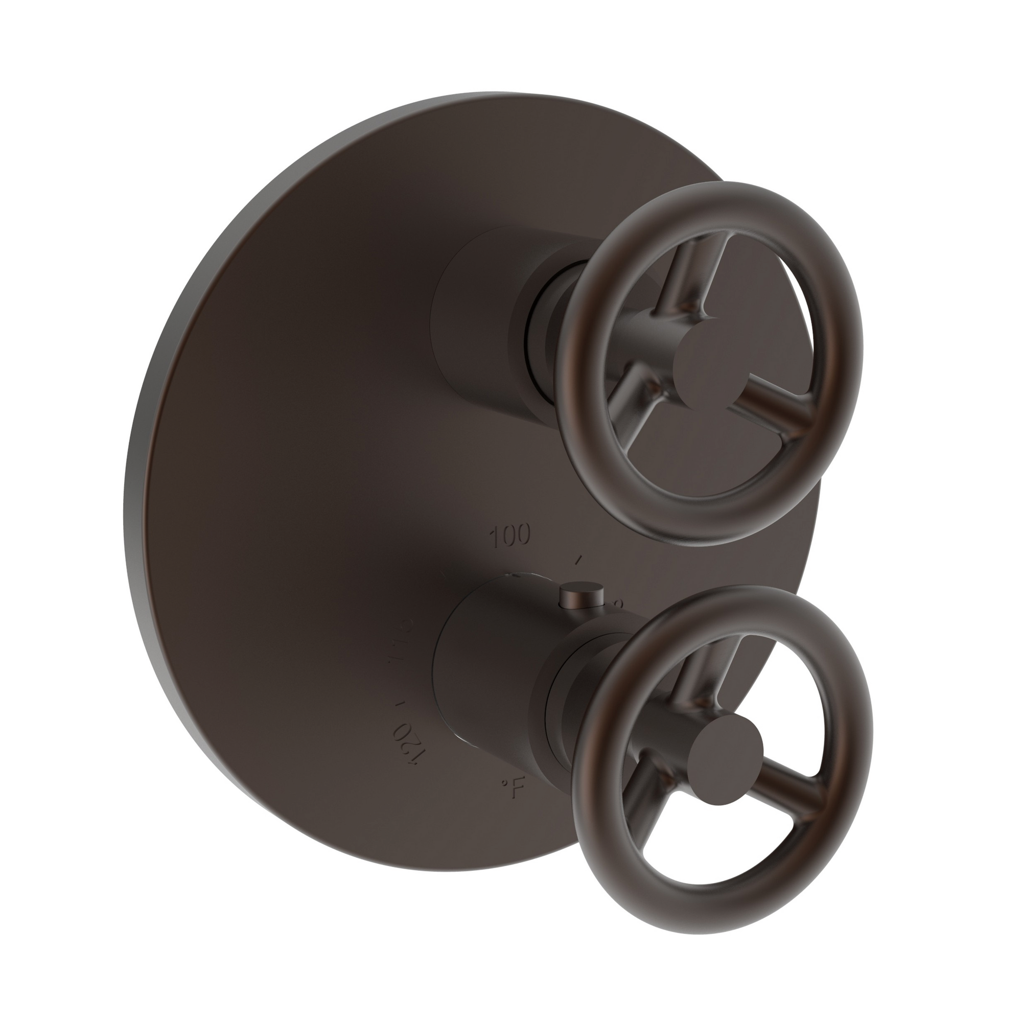 Newport Brass Slater® 1/2" Round Thermostatic Trim Plate with Handle