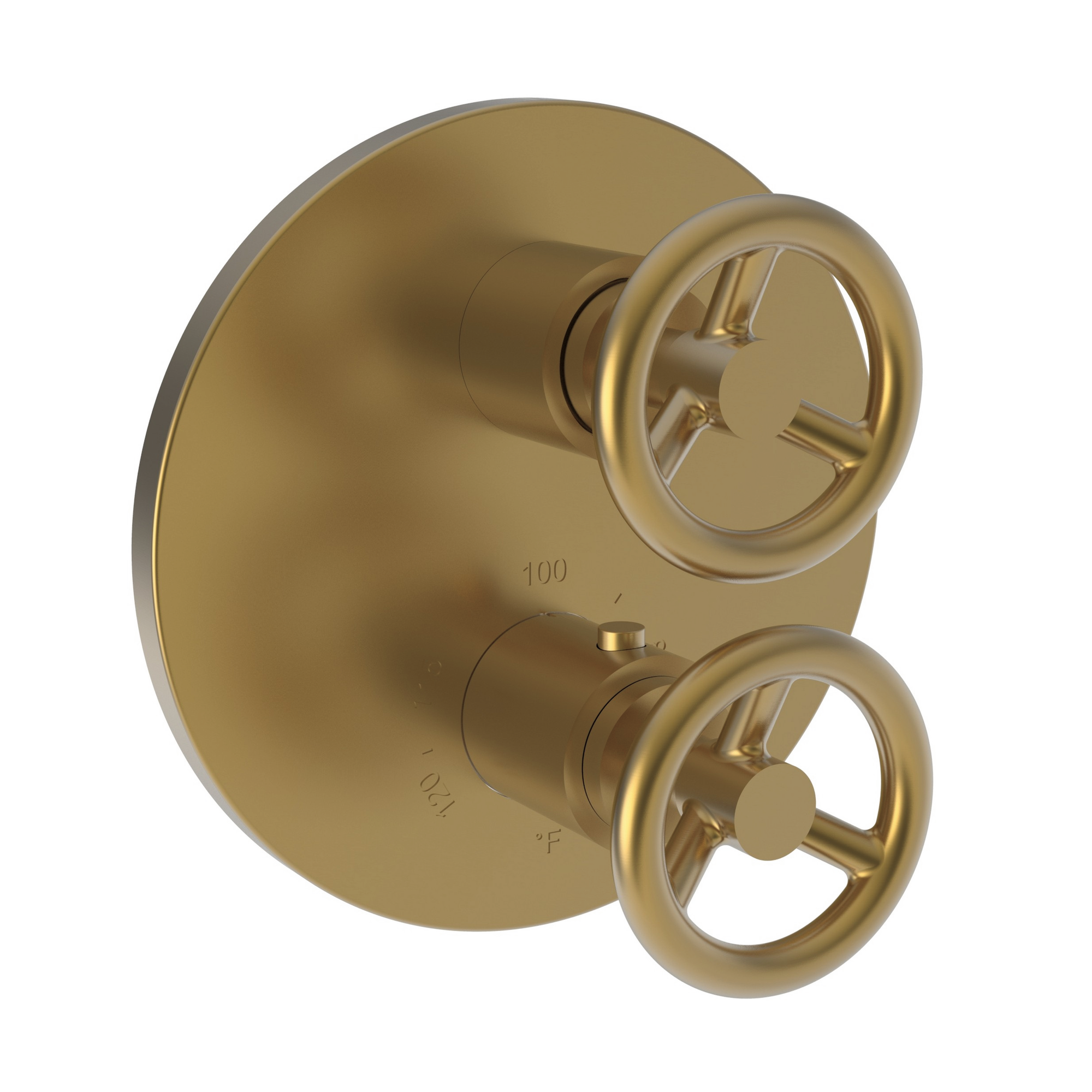 Newport Brass Slater® 1/2" Round Thermostatic Trim Plate with Handle