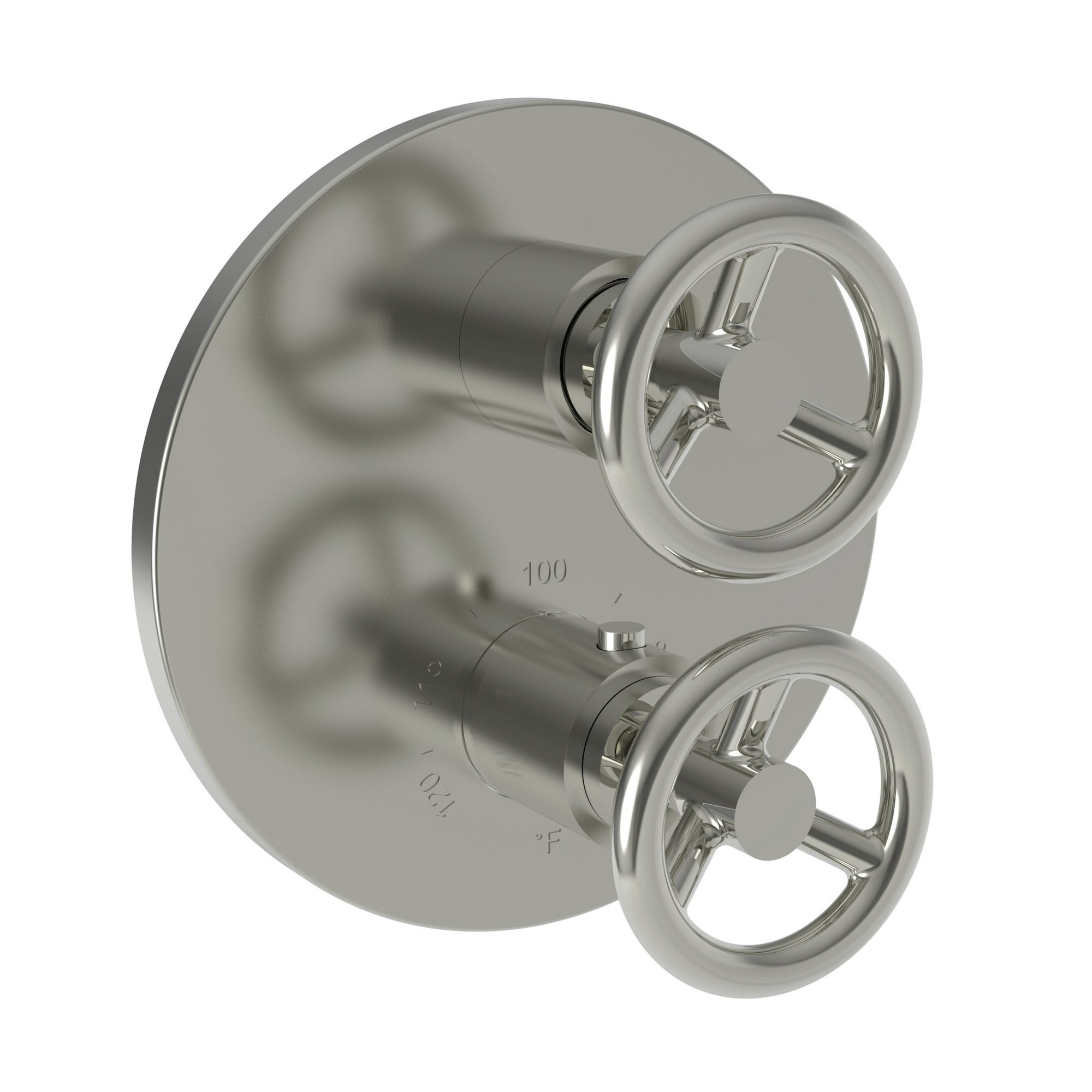 Newport Brass Slater® 1/2" Round Thermostatic Trim Plate with Handle