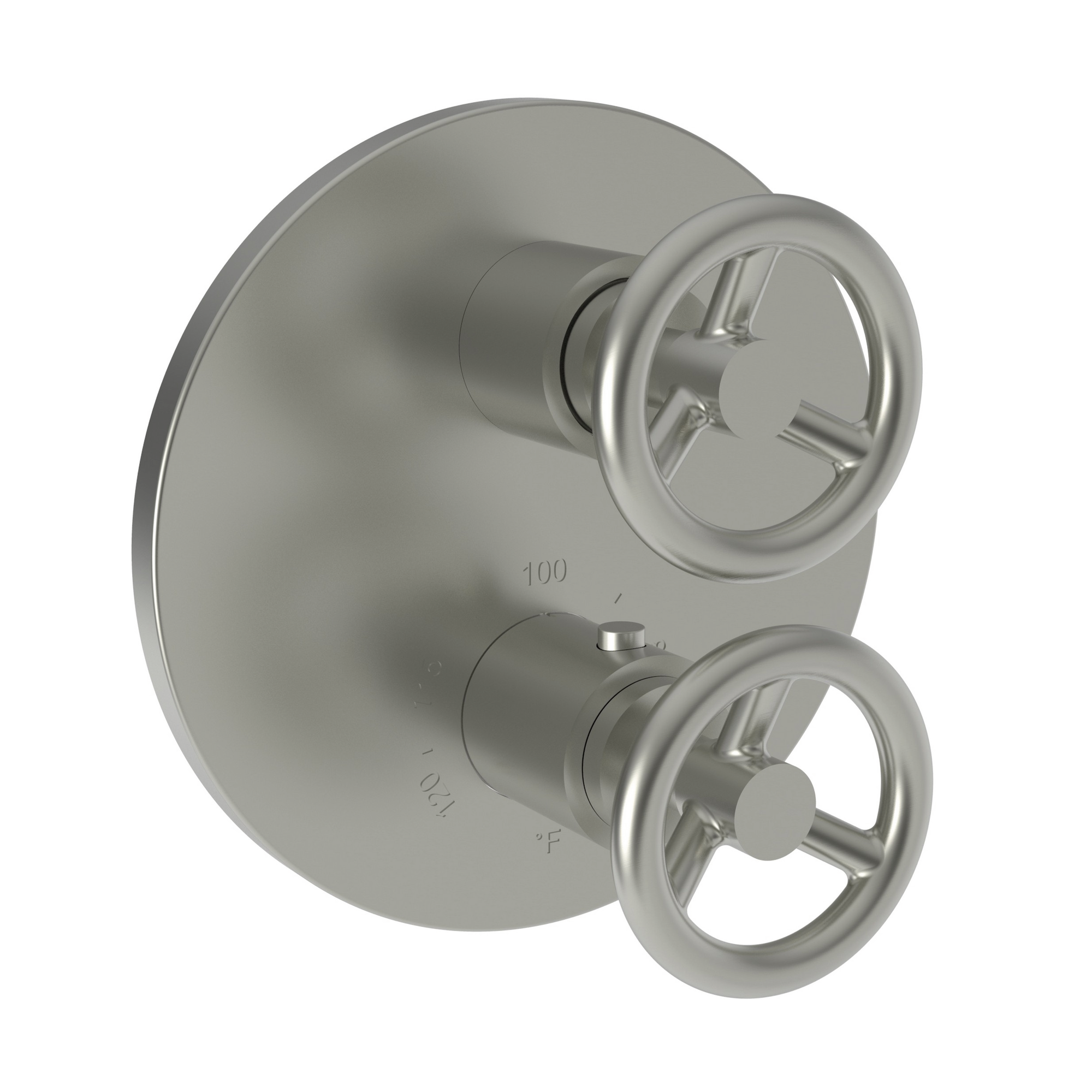 Newport Brass Slater® 1/2" Round Thermostatic Trim Plate with Handle