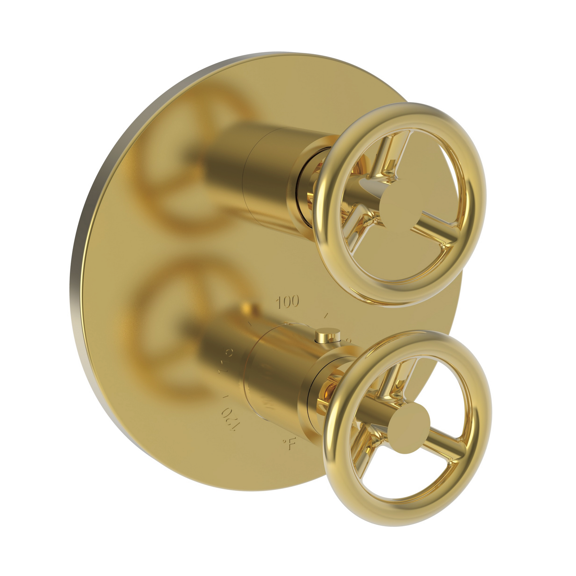 Newport Brass Slater® 1/2" Round Thermostatic Trim Plate with Handle