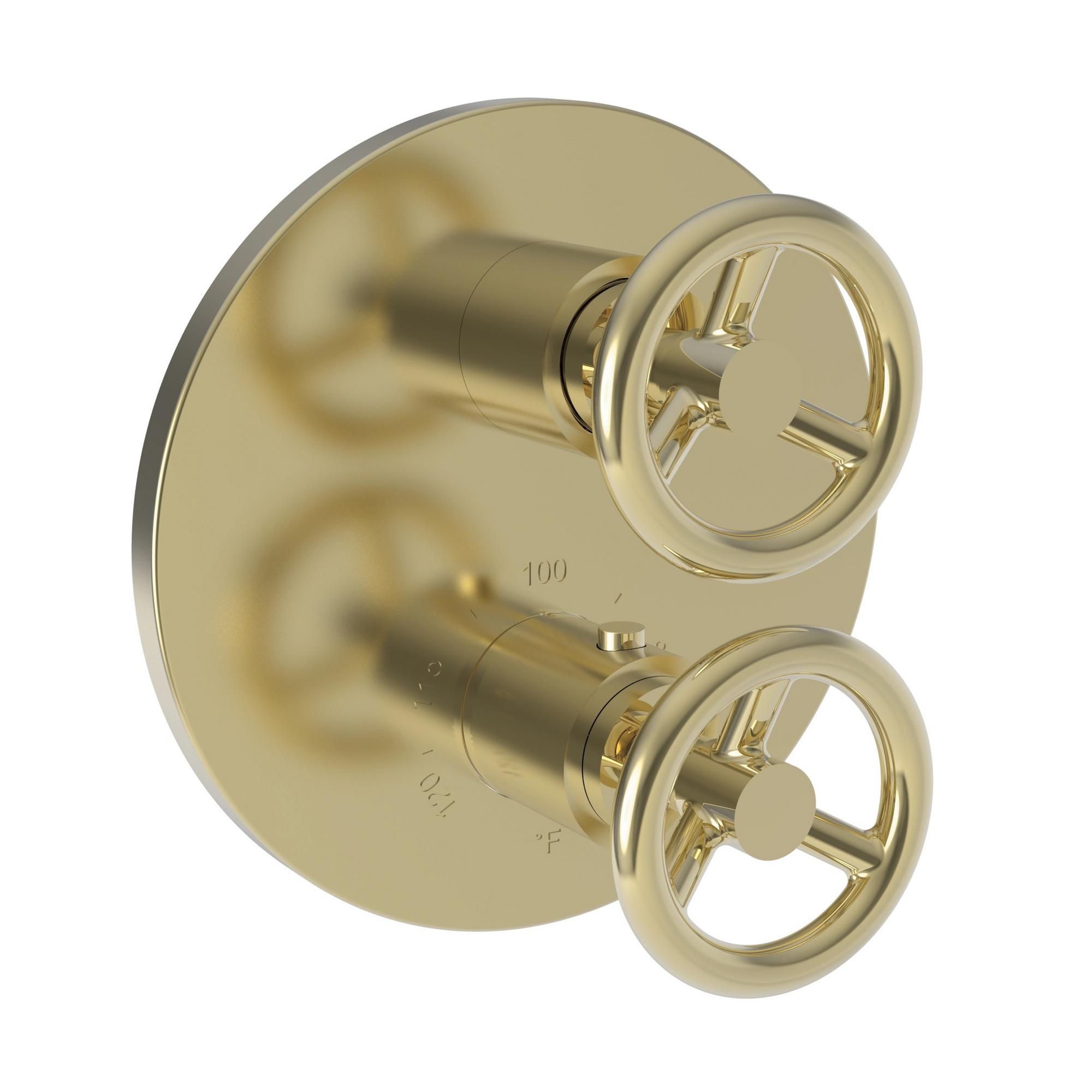 Newport Brass Slater® 1/2" Round Thermostatic Trim Plate with Handle