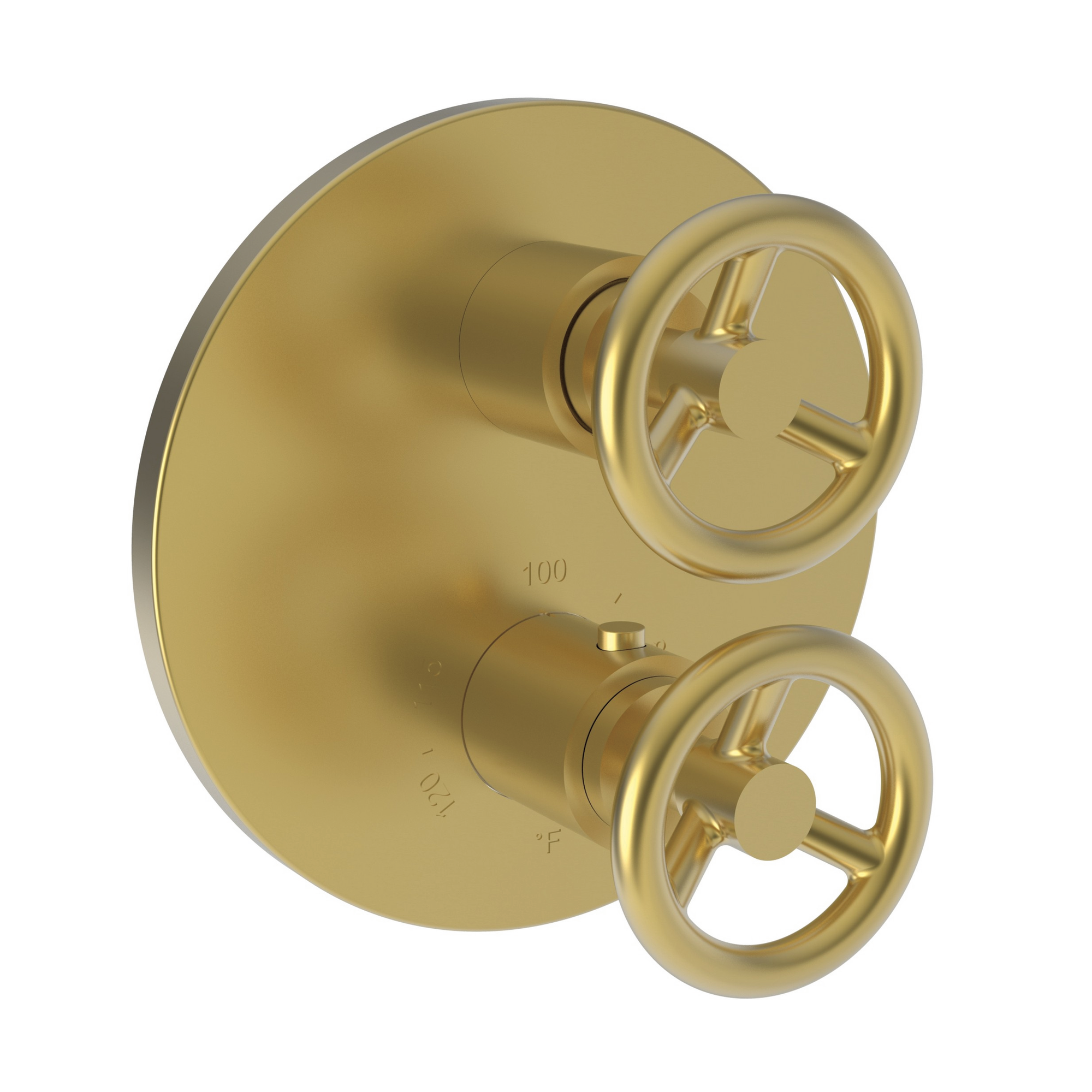 Newport Brass Slater® 1/2" Round Thermostatic Trim Plate with Handle