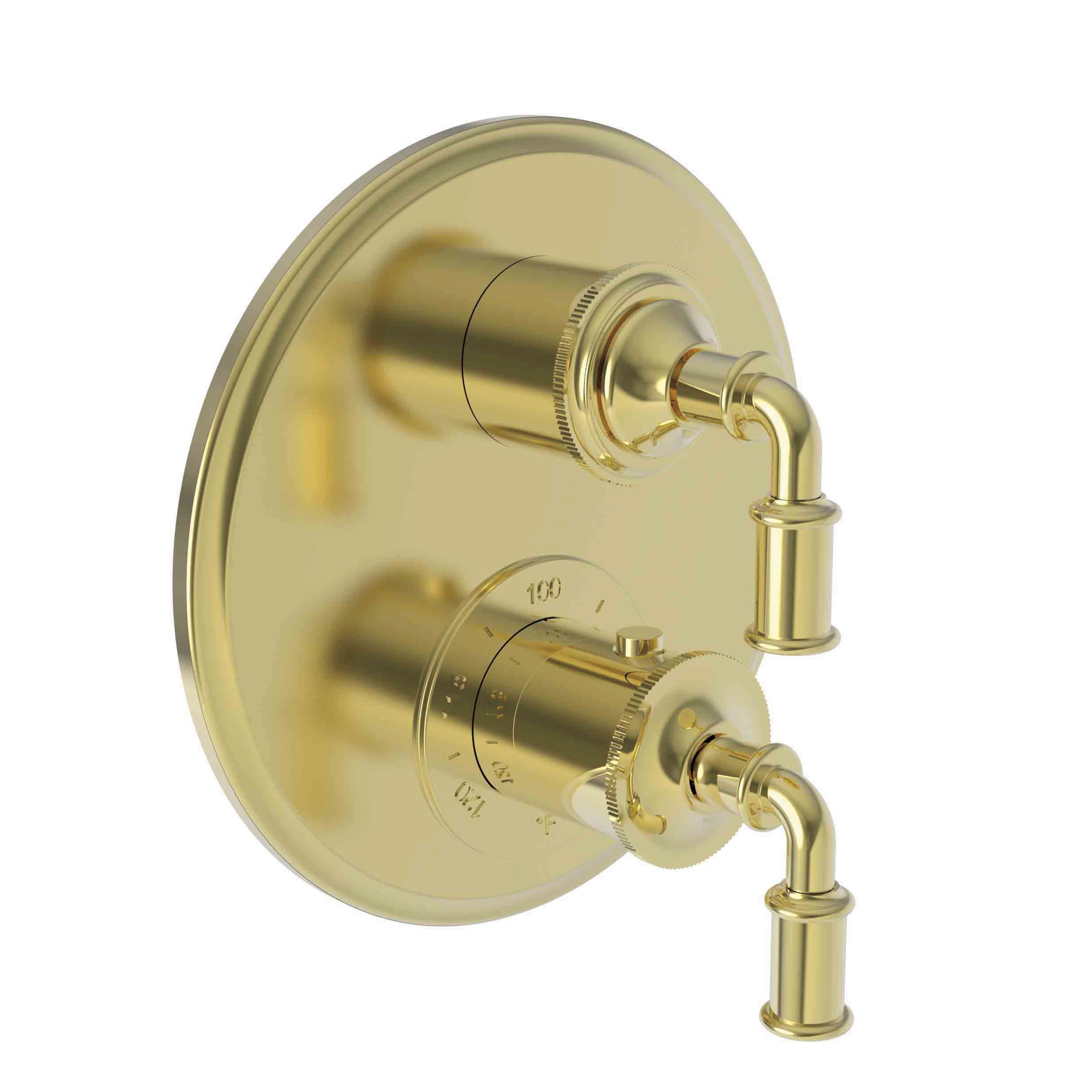 Newport Brass Taft - Kitchen 1/2" Round Thermostatic Trim Plate with Handle