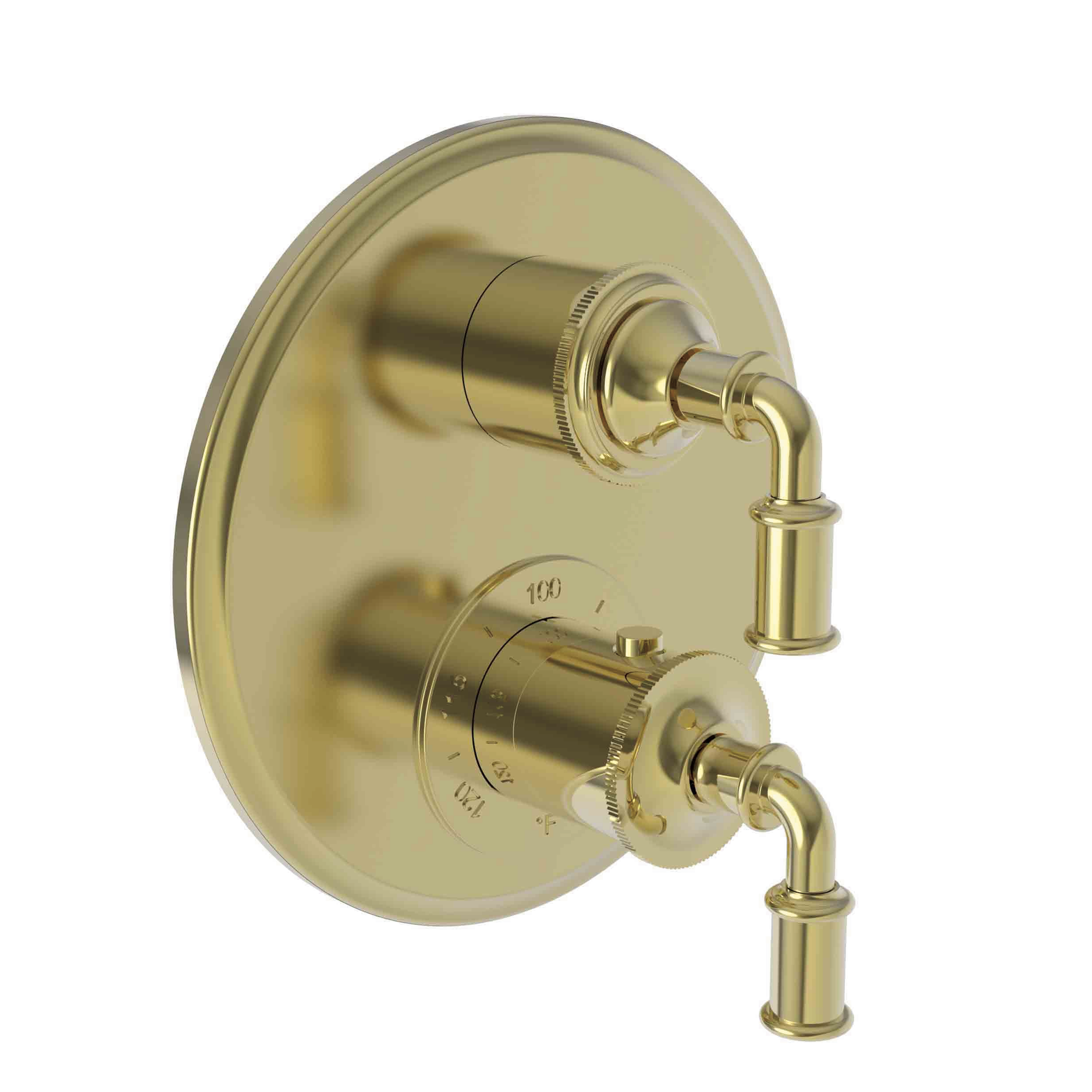 Newport Brass Taft - Kitchen 1/2" Round Thermostatic Trim Plate with Handle