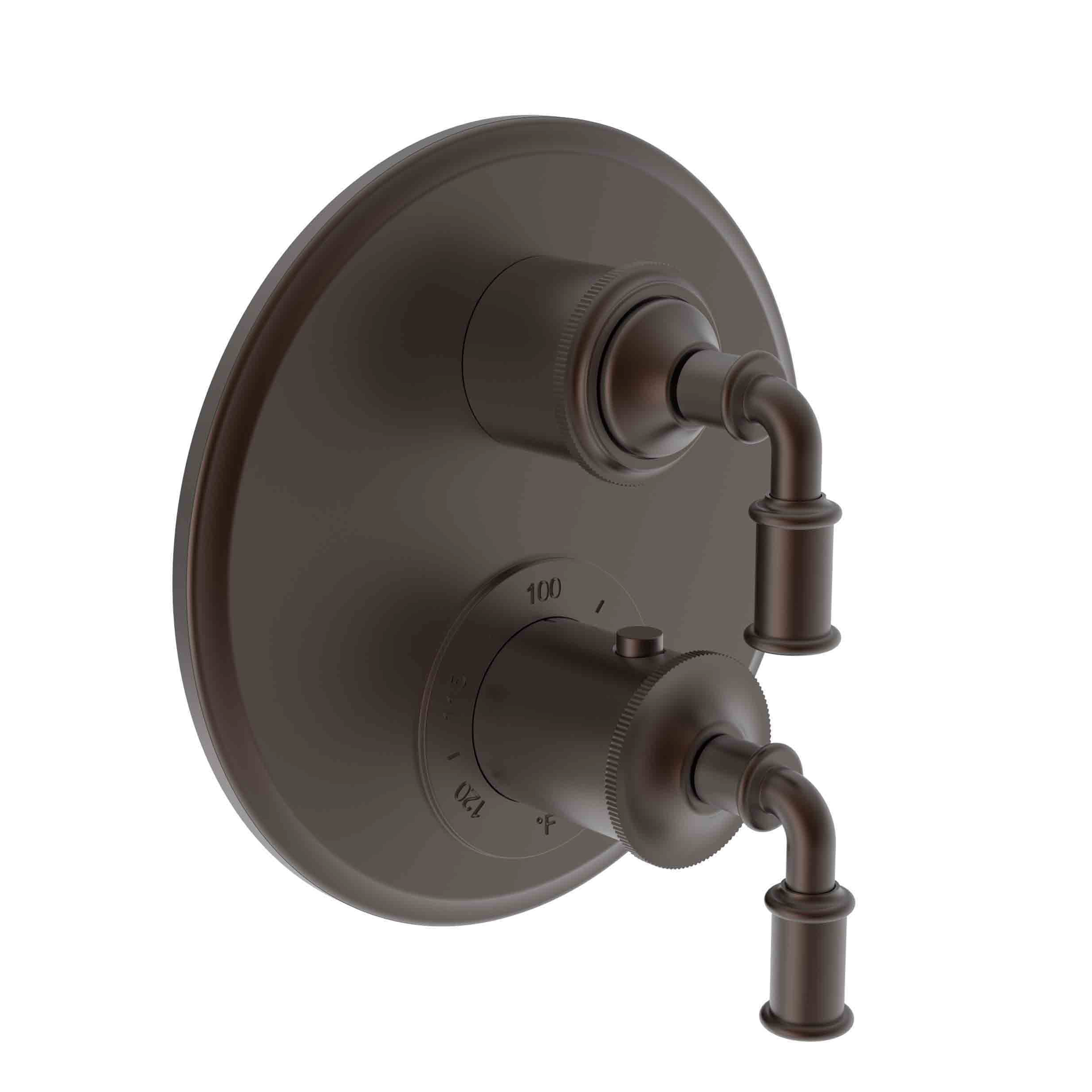 Newport Brass Taft - Kitchen 1/2" Round Thermostatic Trim Plate with Handle
