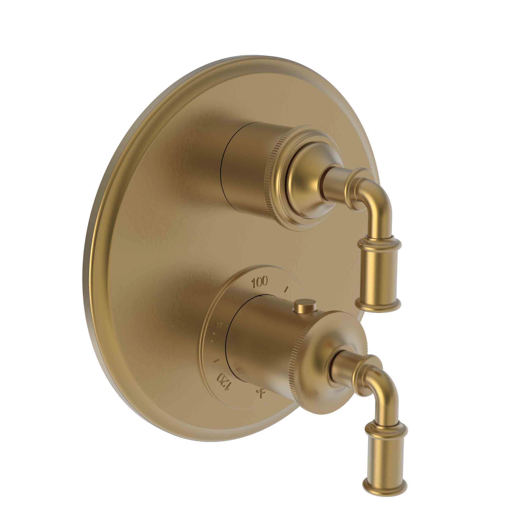 Newport Brass Taft - Kitchen 1/2" Round Thermostatic Trim Plate with Handle