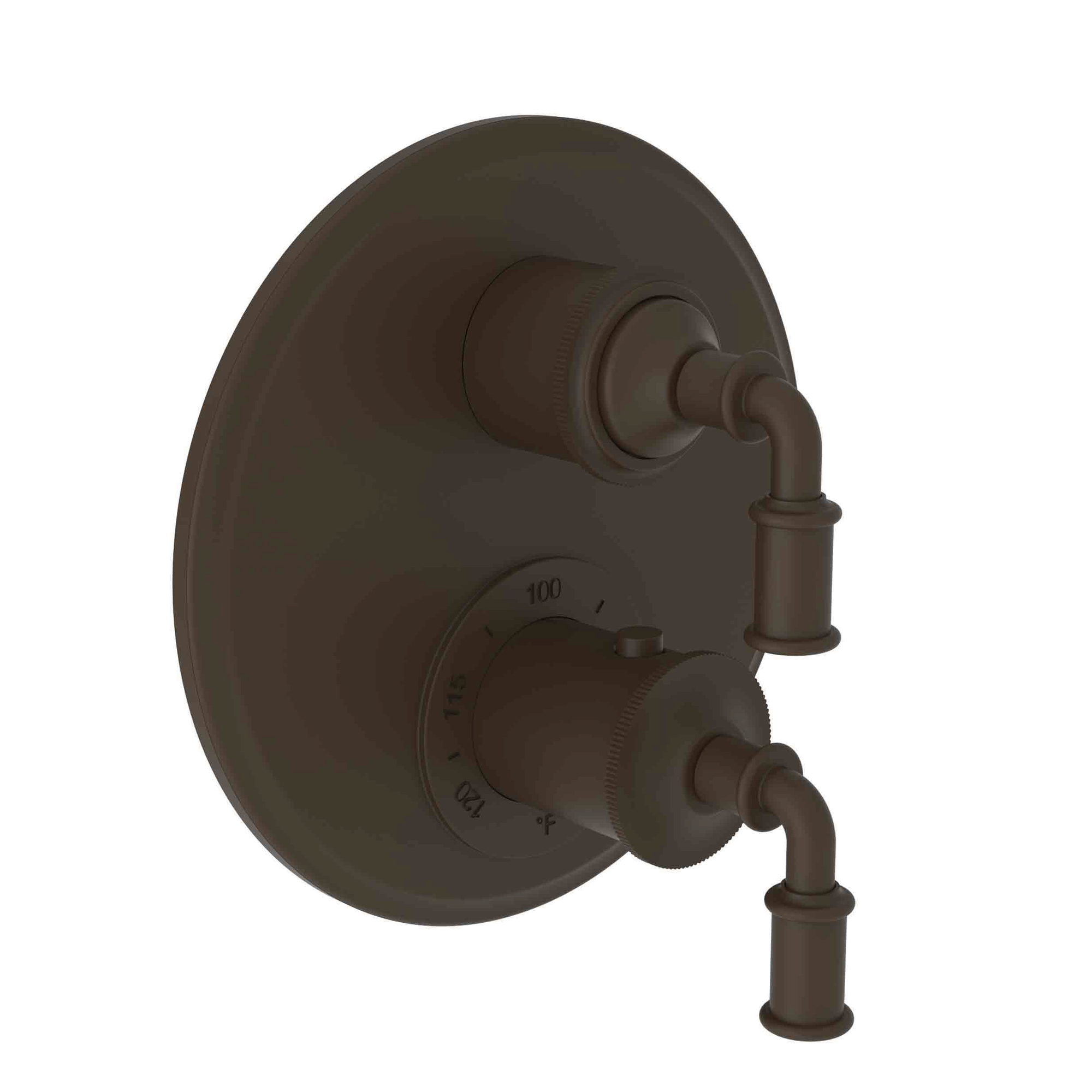 Newport Brass Taft - Kitchen 1/2" Round Thermostatic Trim Plate with Handle