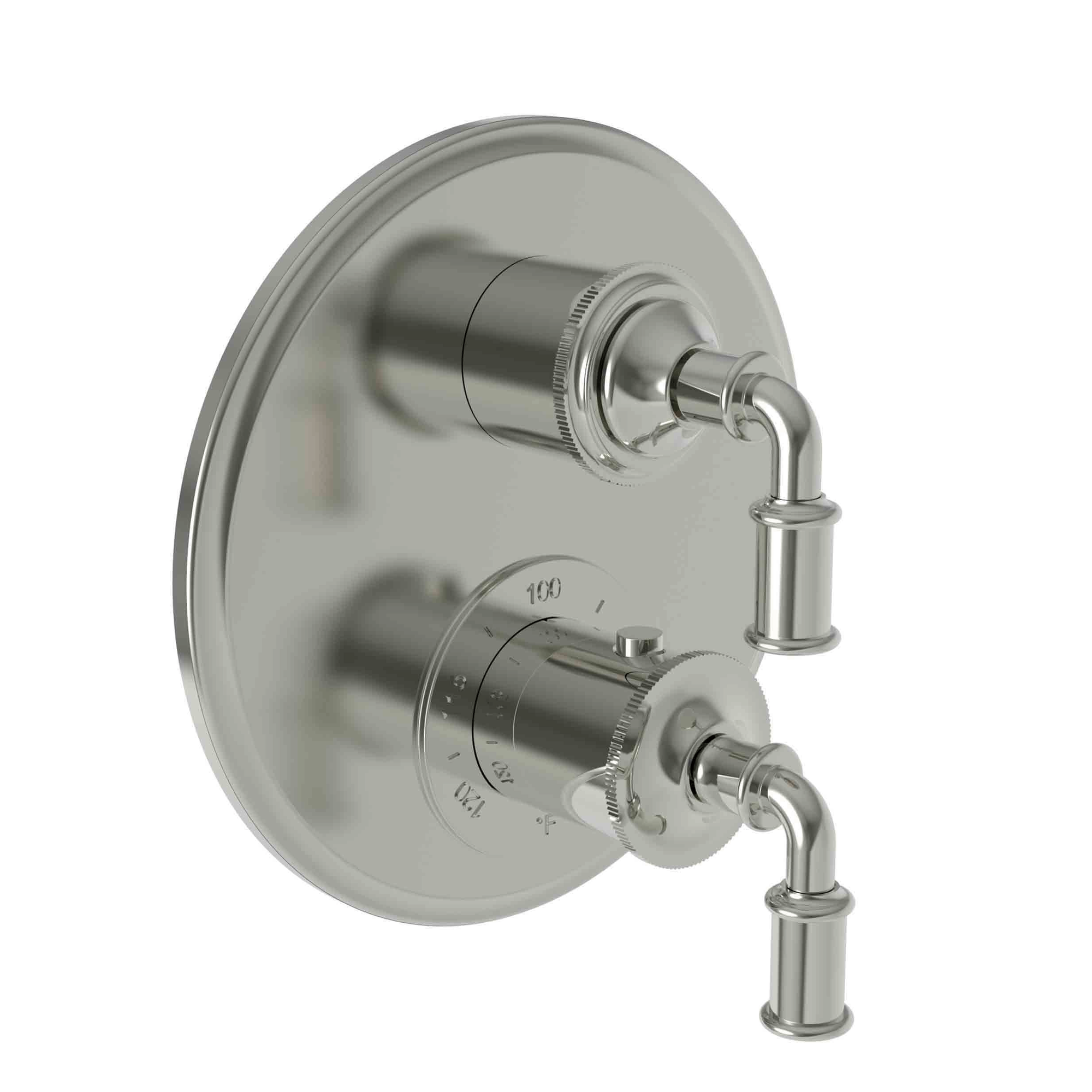 Newport Brass Taft - Kitchen 1/2" Round Thermostatic Trim Plate with Handle