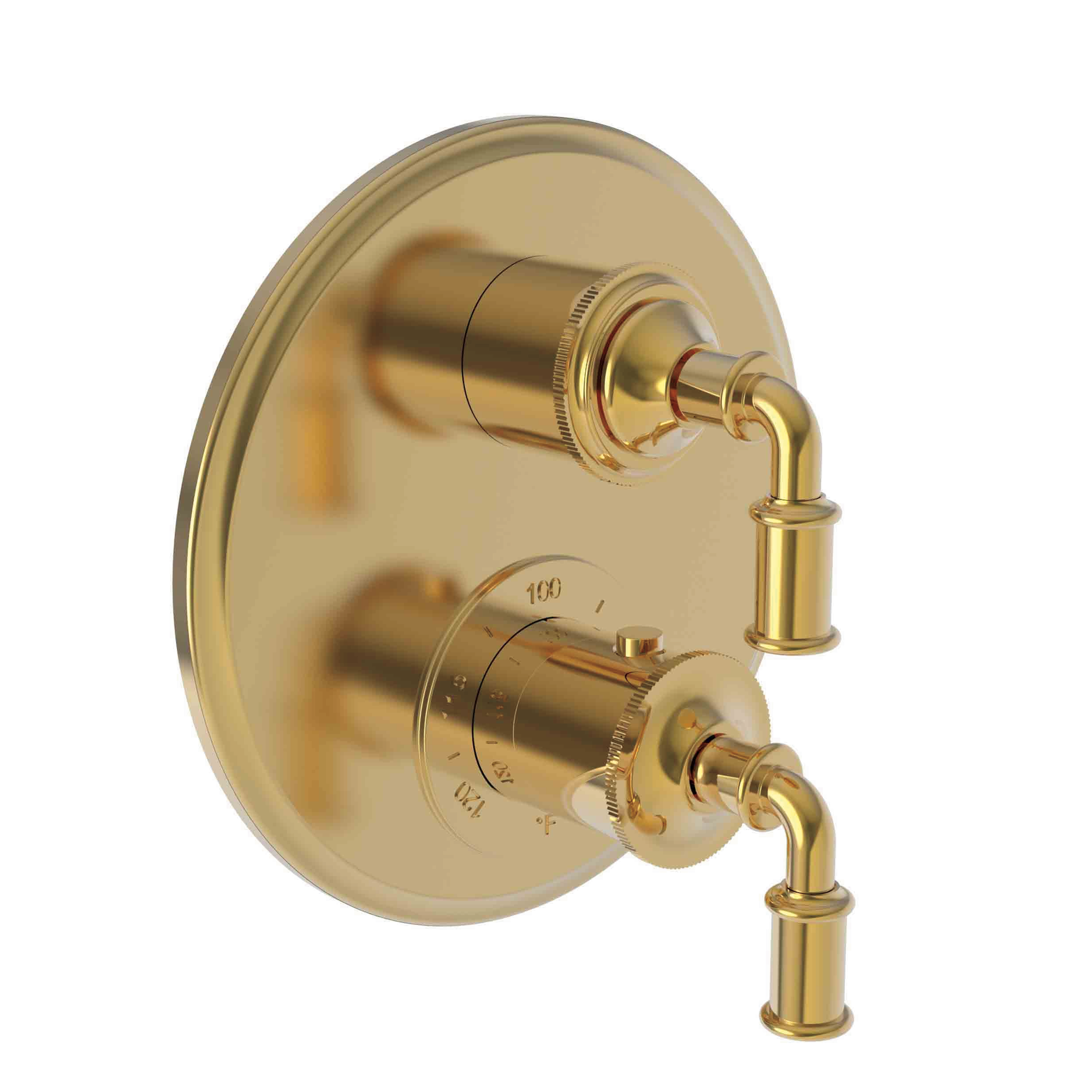 Newport Brass Taft - Kitchen 1/2" Round Thermostatic Trim Plate with Handle