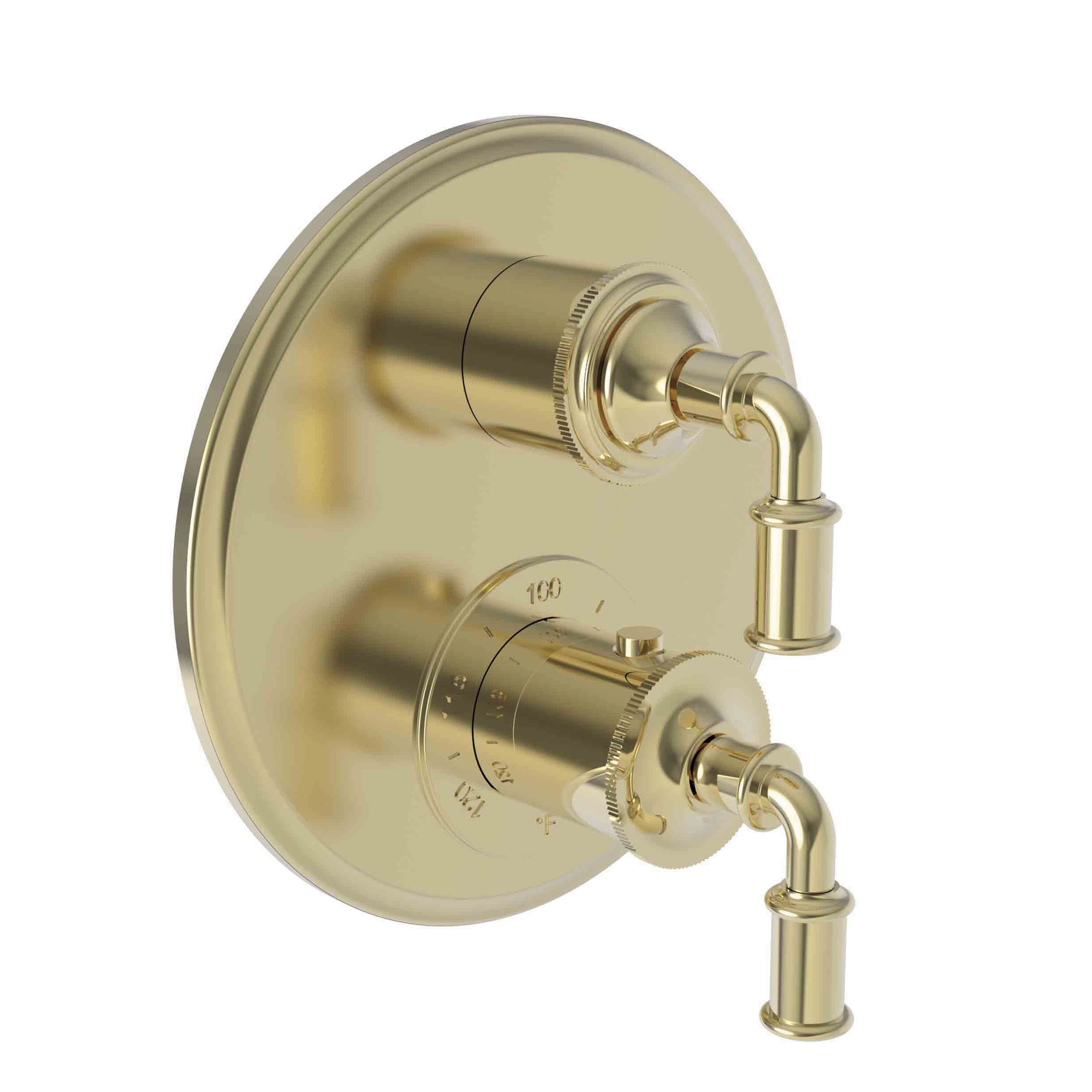 Newport Brass Taft - Kitchen 1/2" Round Thermostatic Trim Plate with Handle