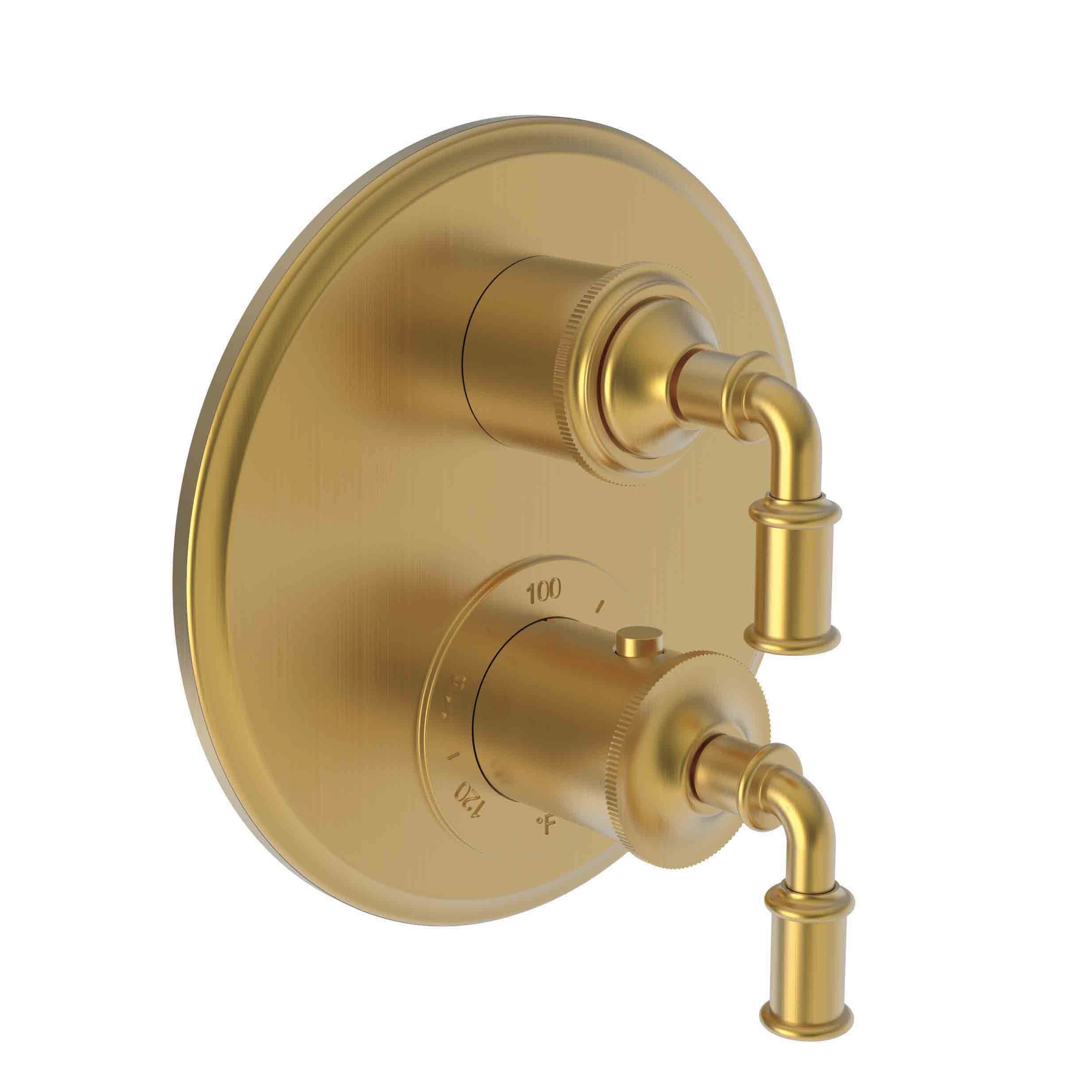 Newport Brass Taft - Kitchen 1/2" Round Thermostatic Trim Plate with Handle