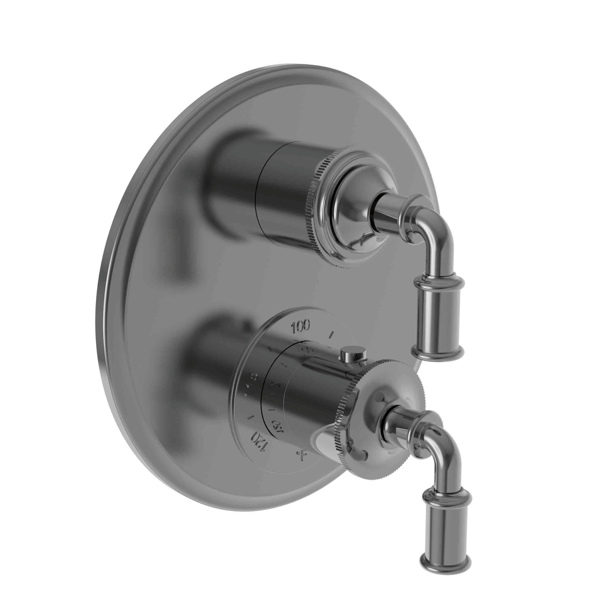 Newport Brass Taft - Kitchen 1/2" Round Thermostatic Trim Plate with Handle
