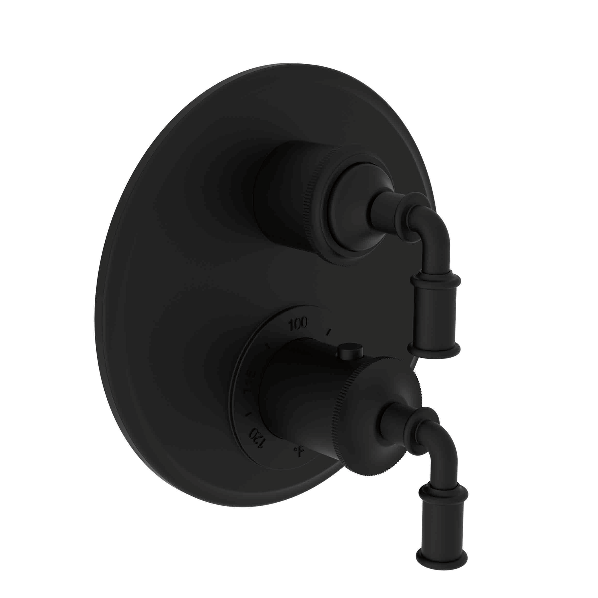Newport Brass Taft - Kitchen 1/2" Round Thermostatic Trim Plate with Handle