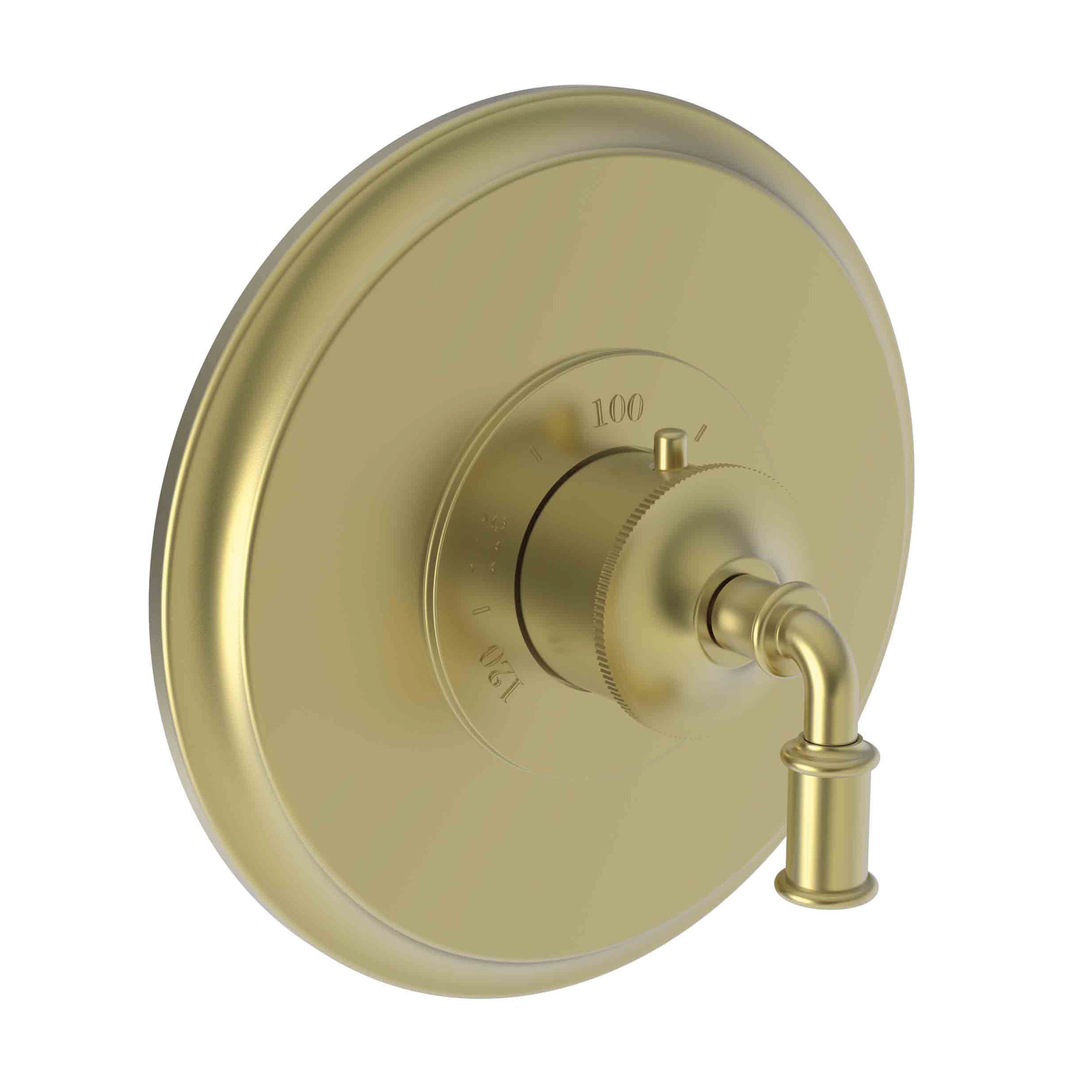 Newport Brass Taft - Kitchen 3/4" Round Thermostatic Trim Plate with Handle
