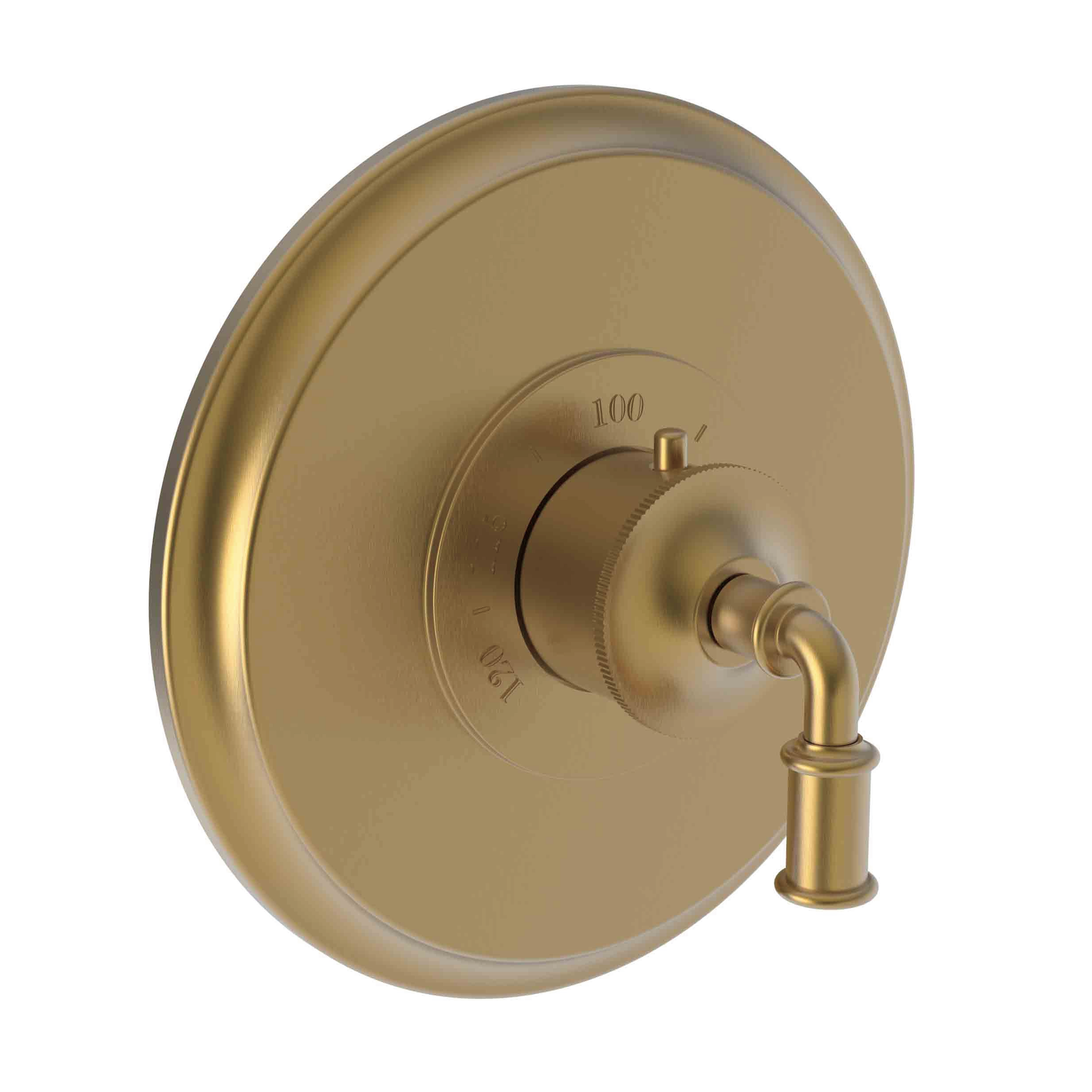 Newport Brass Taft - Kitchen 3/4" Round Thermostatic Trim Plate with Handle
