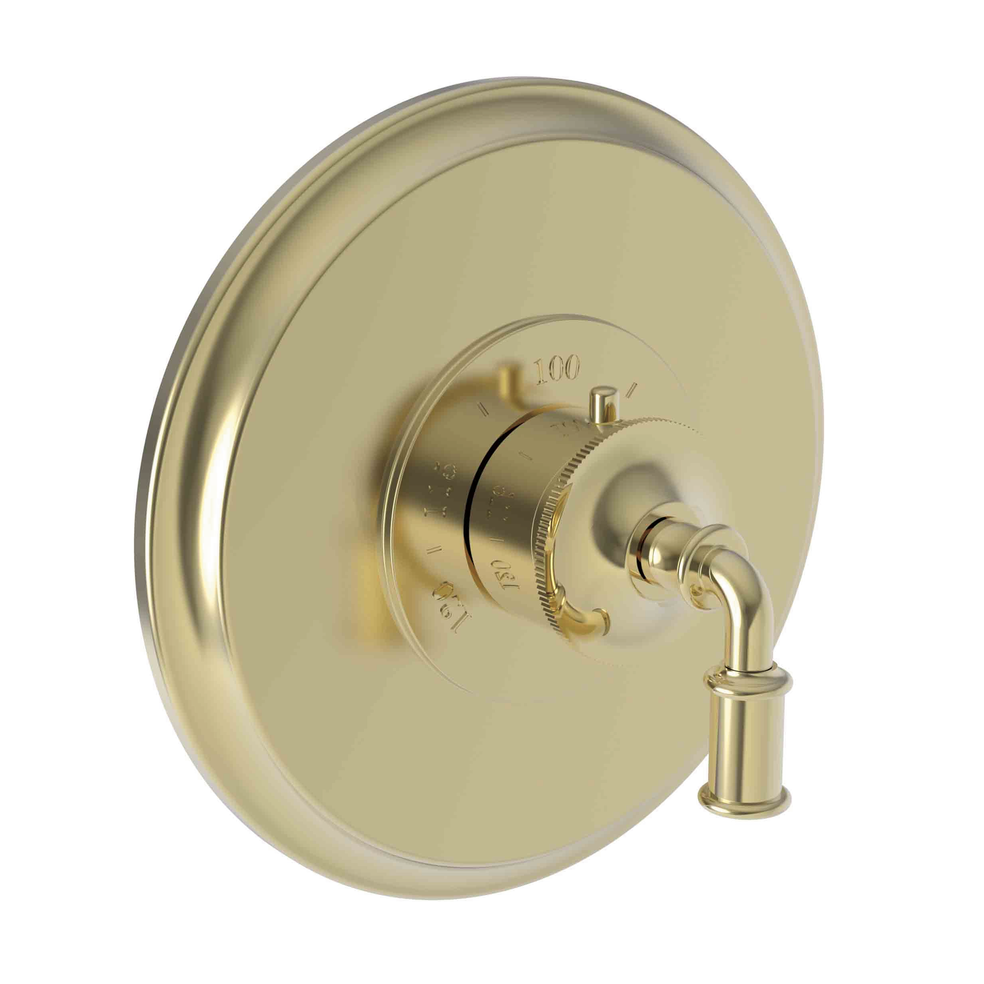 Newport Brass Taft - Kitchen 3/4" Round Thermostatic Trim Plate with Handle