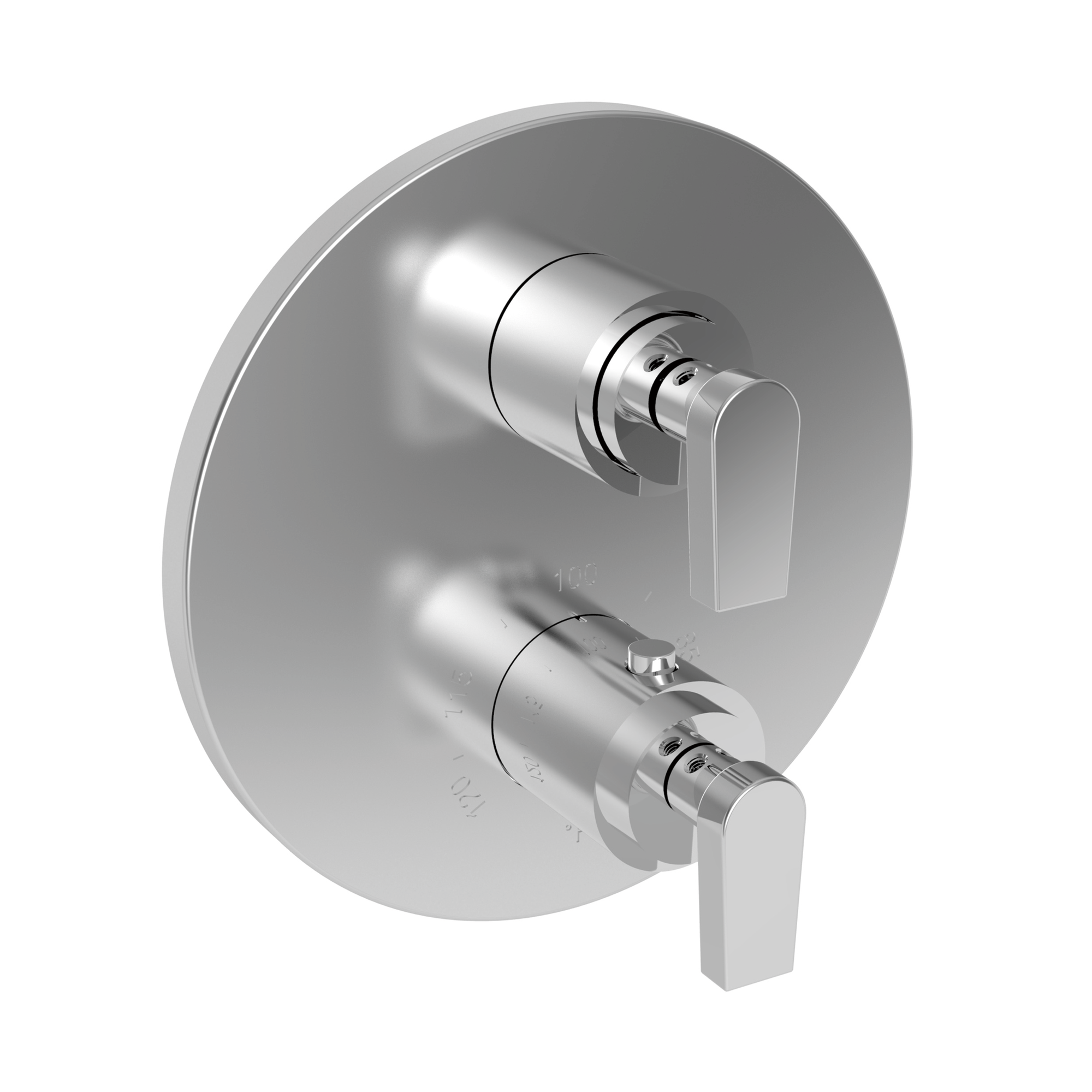 Newport Brass Dorrance® 1/2" Round Thermostatic Trim Plate with Handle
