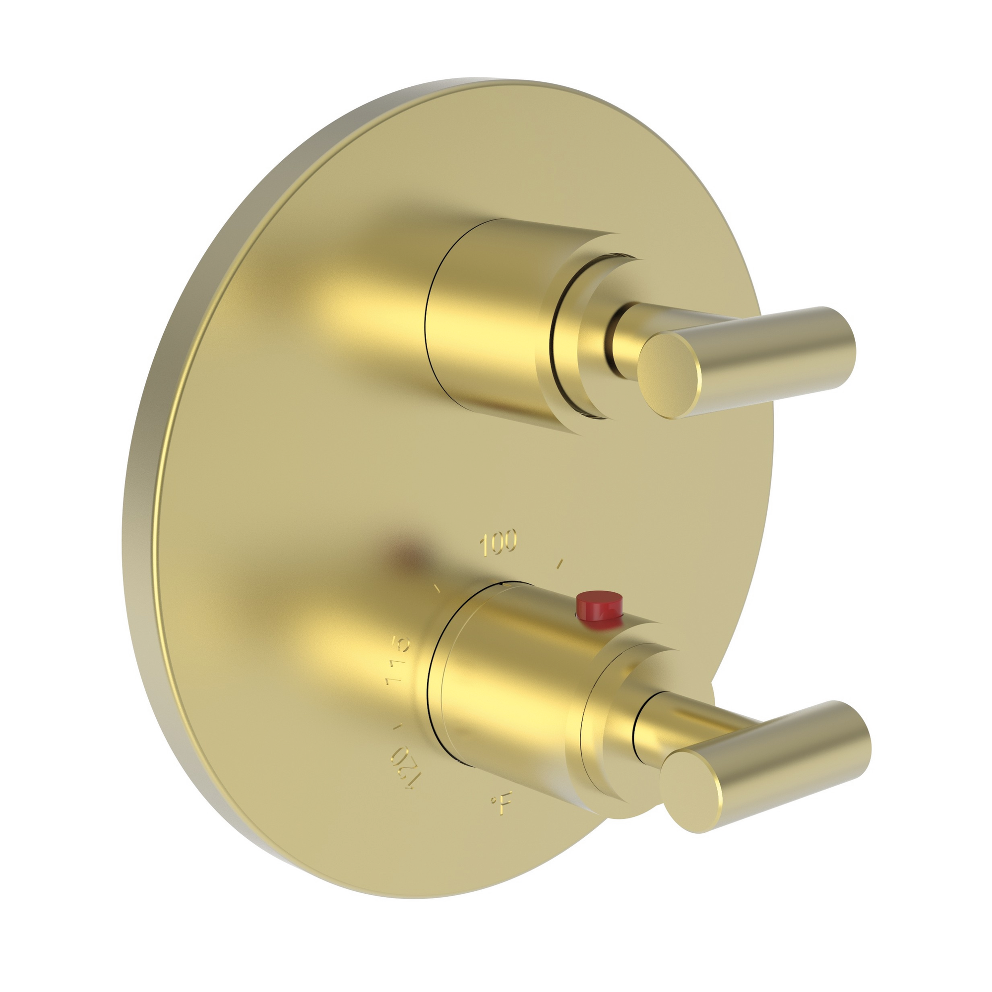 Newport Brass Pavani 1/2" Round Thermostatic Trim Plate with Handle