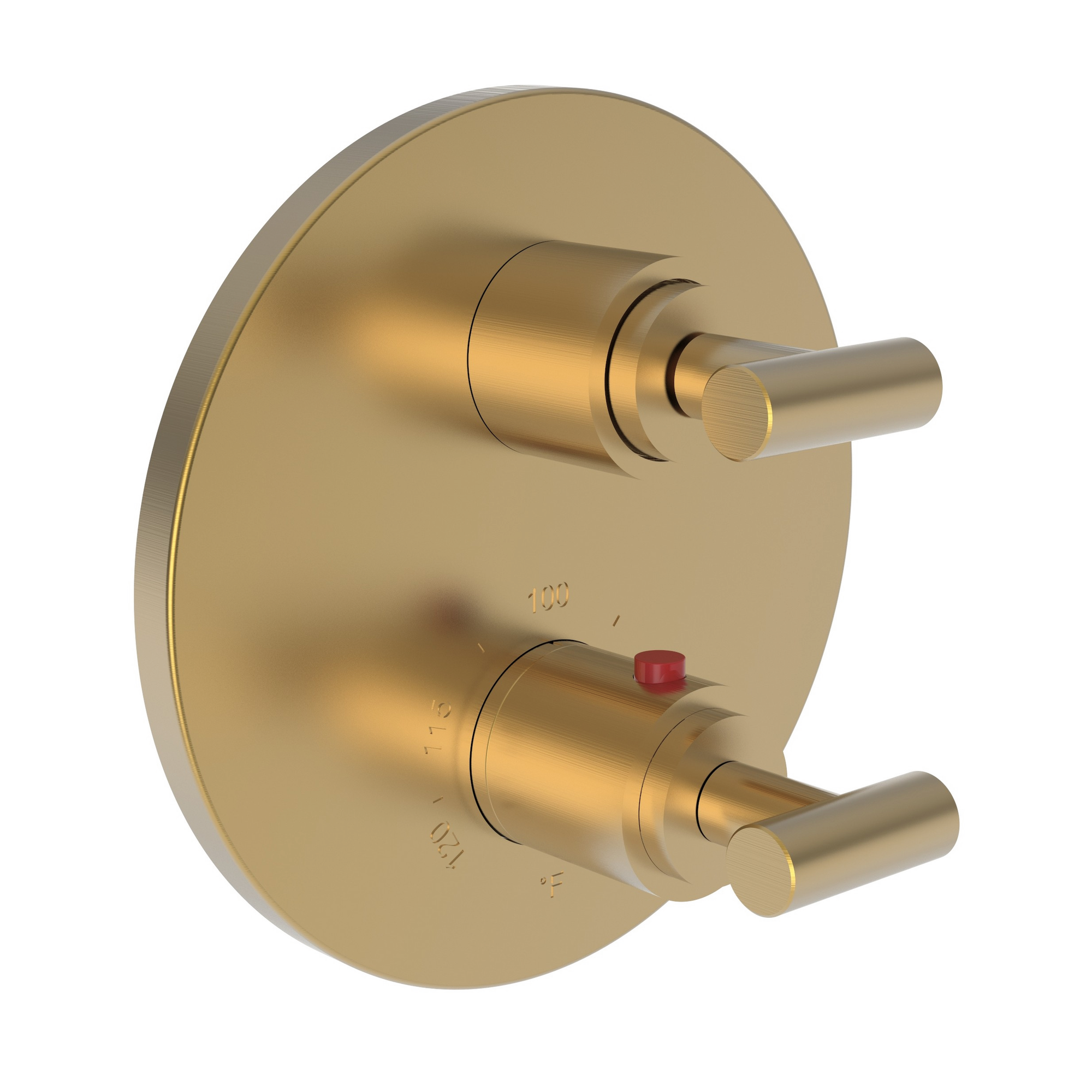 Newport Brass Pavani 1/2" Round Thermostatic Trim Plate with Handle