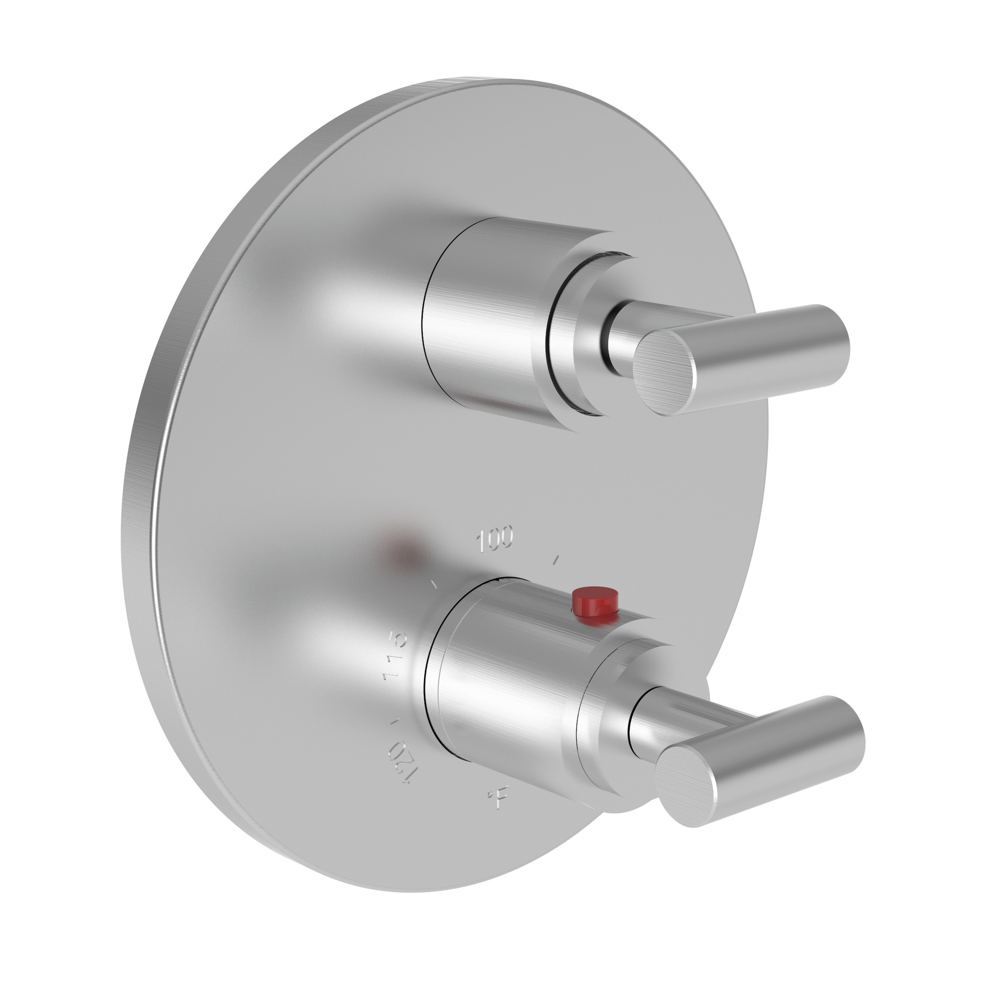 Newport Brass Pavani 1/2" Round Thermostatic Trim Plate with Handle