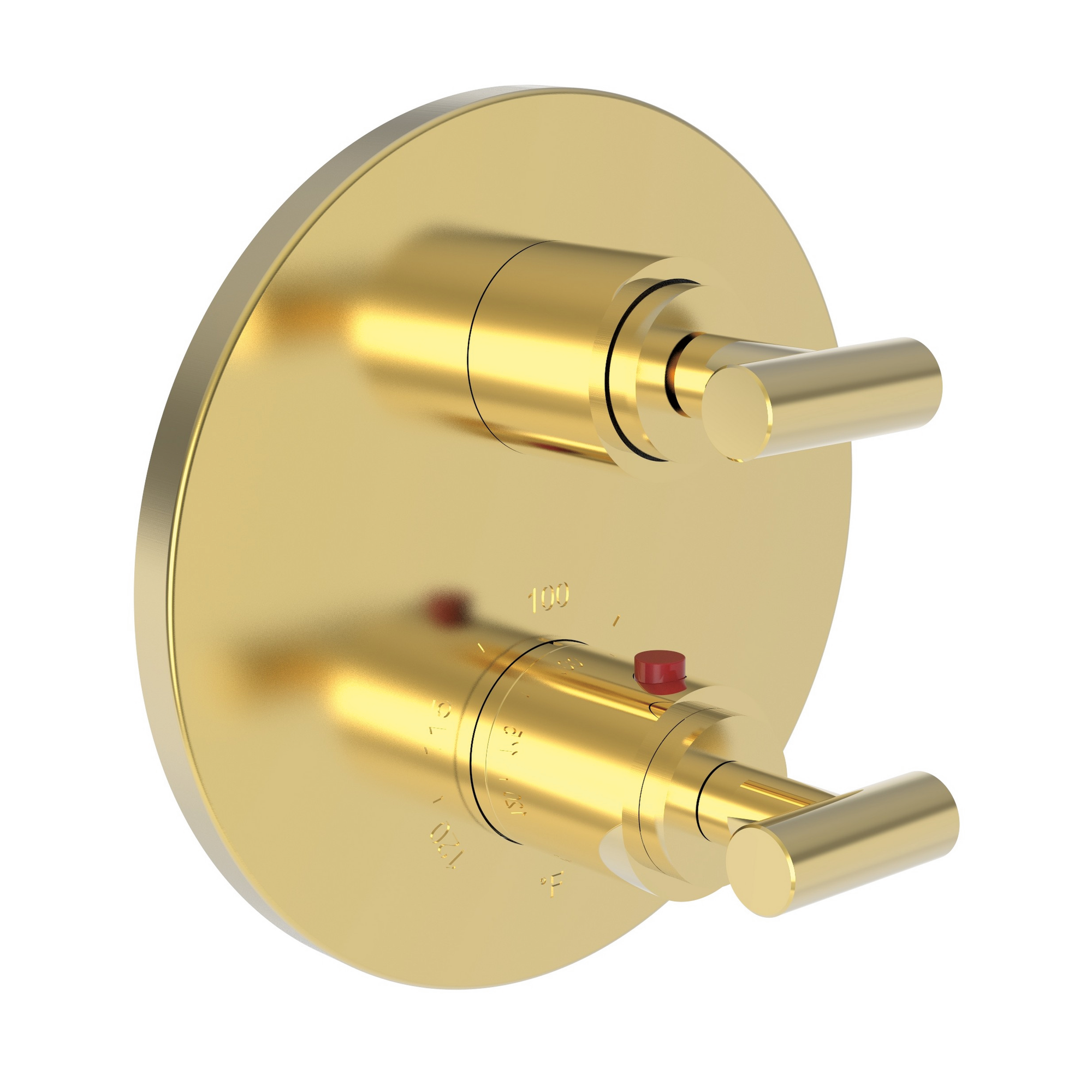 Newport Brass Pavani 1/2" Round Thermostatic Trim Plate with Handle