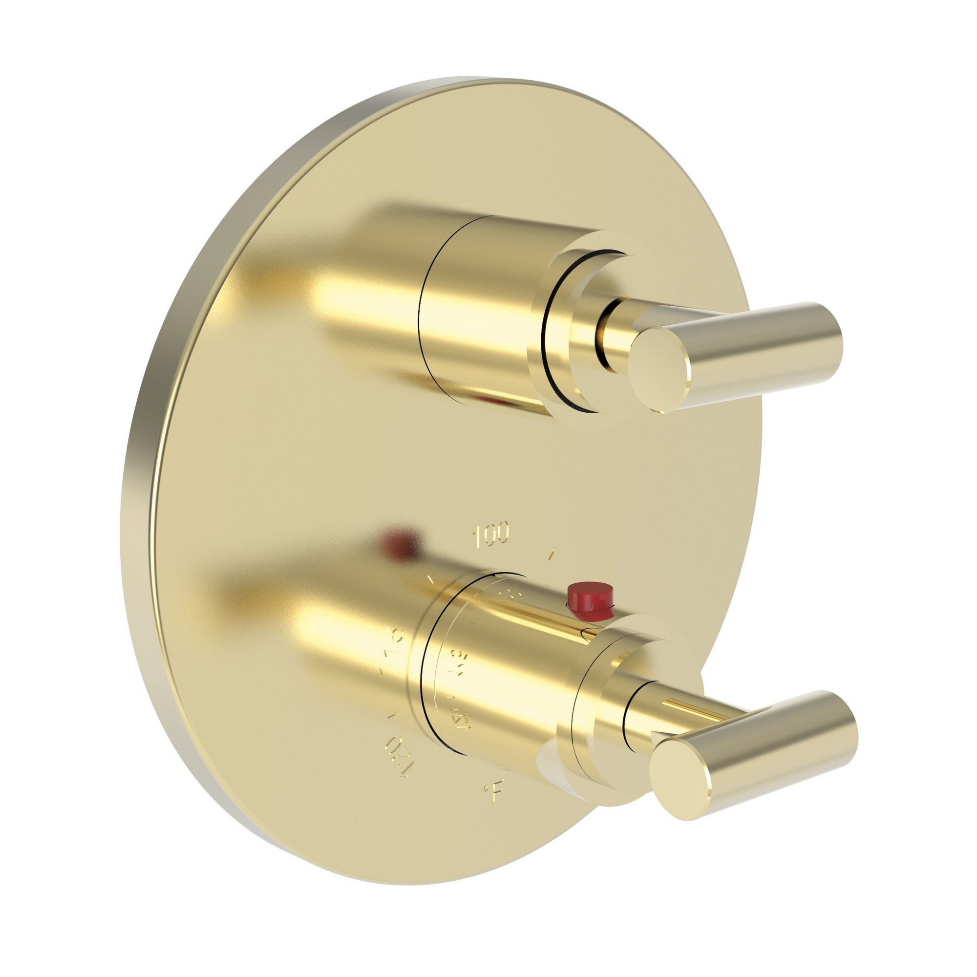 Newport Brass Pavani 1/2" Round Thermostatic Trim Plate with Handle