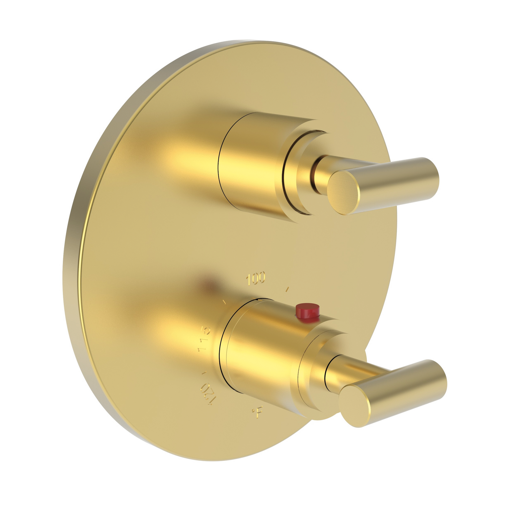 Newport Brass Pavani 1/2" Round Thermostatic Trim Plate with Handle