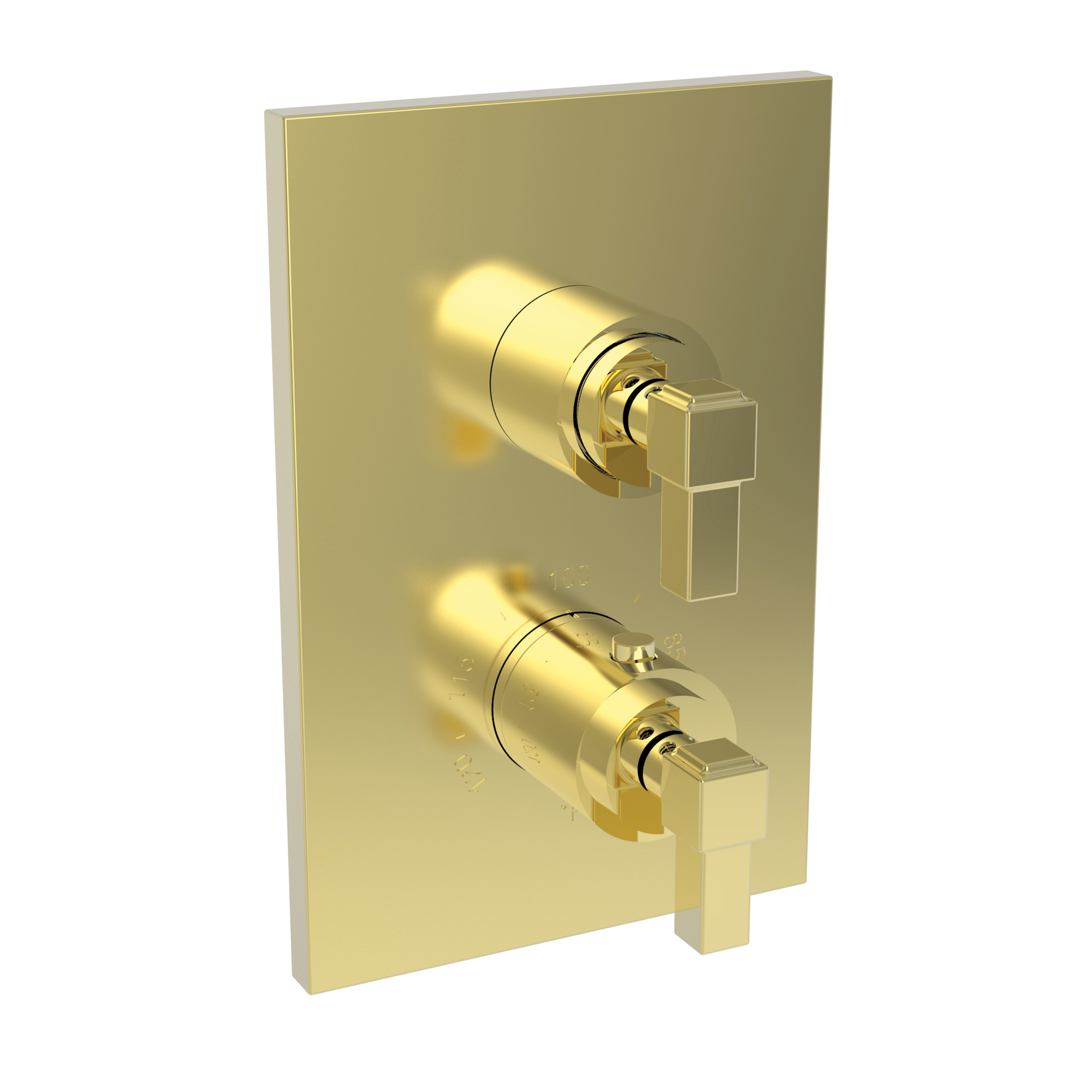 Newport Brass Malvina® 1/2" Square Thermostatic Trim Plate with Handle