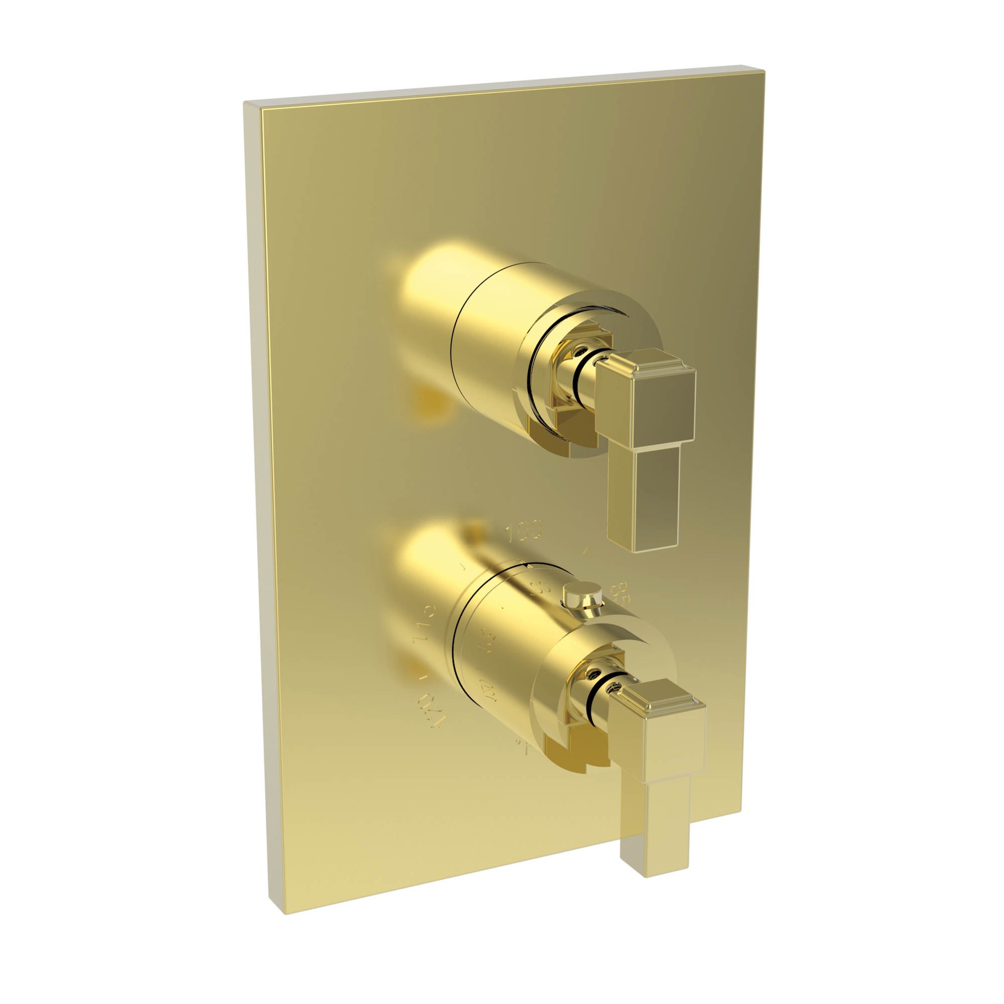 Newport Brass Malvina® 1/2" Square Thermostatic Trim Plate with Handle