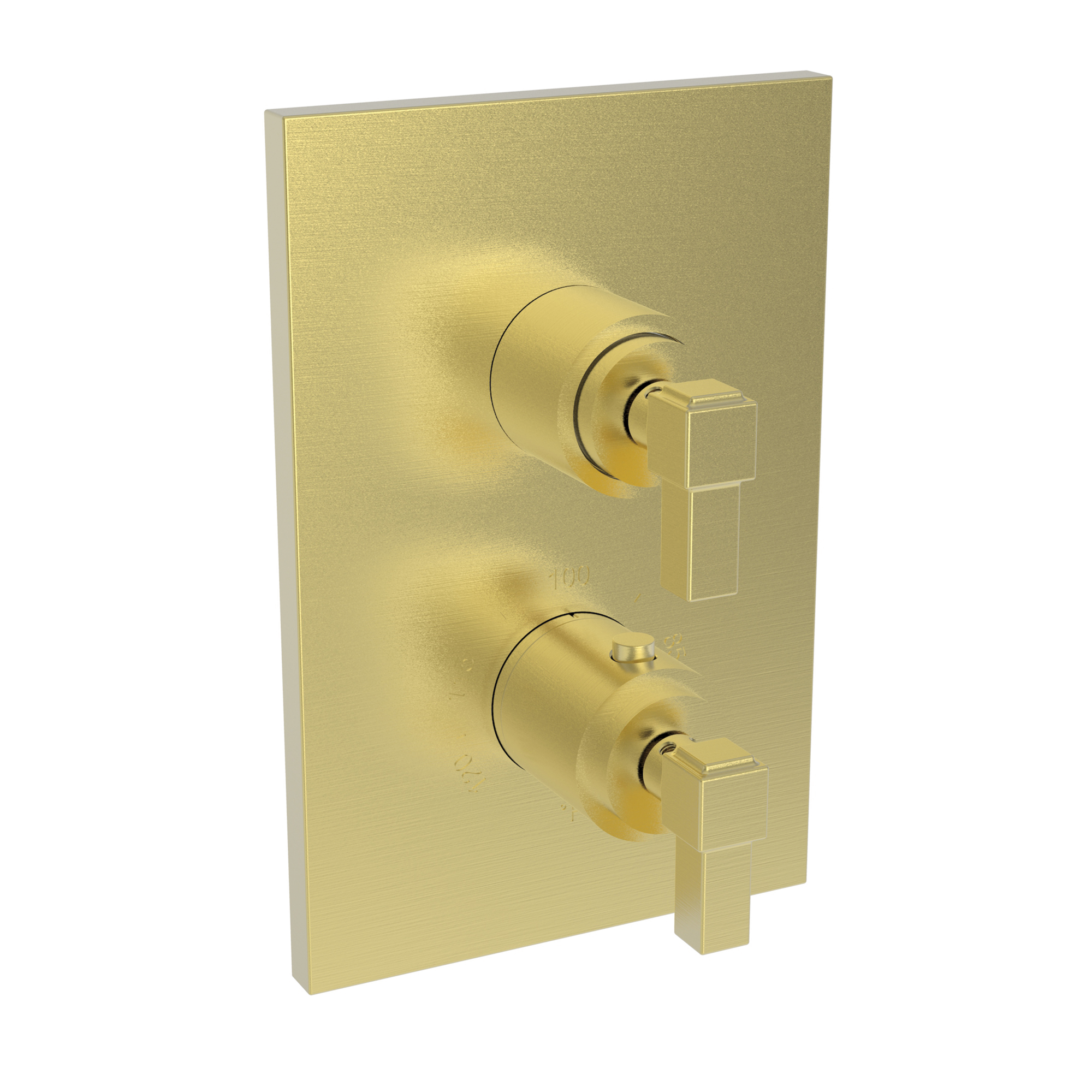 Newport Brass Malvina® 1/2" Square Thermostatic Trim Plate with Handle
