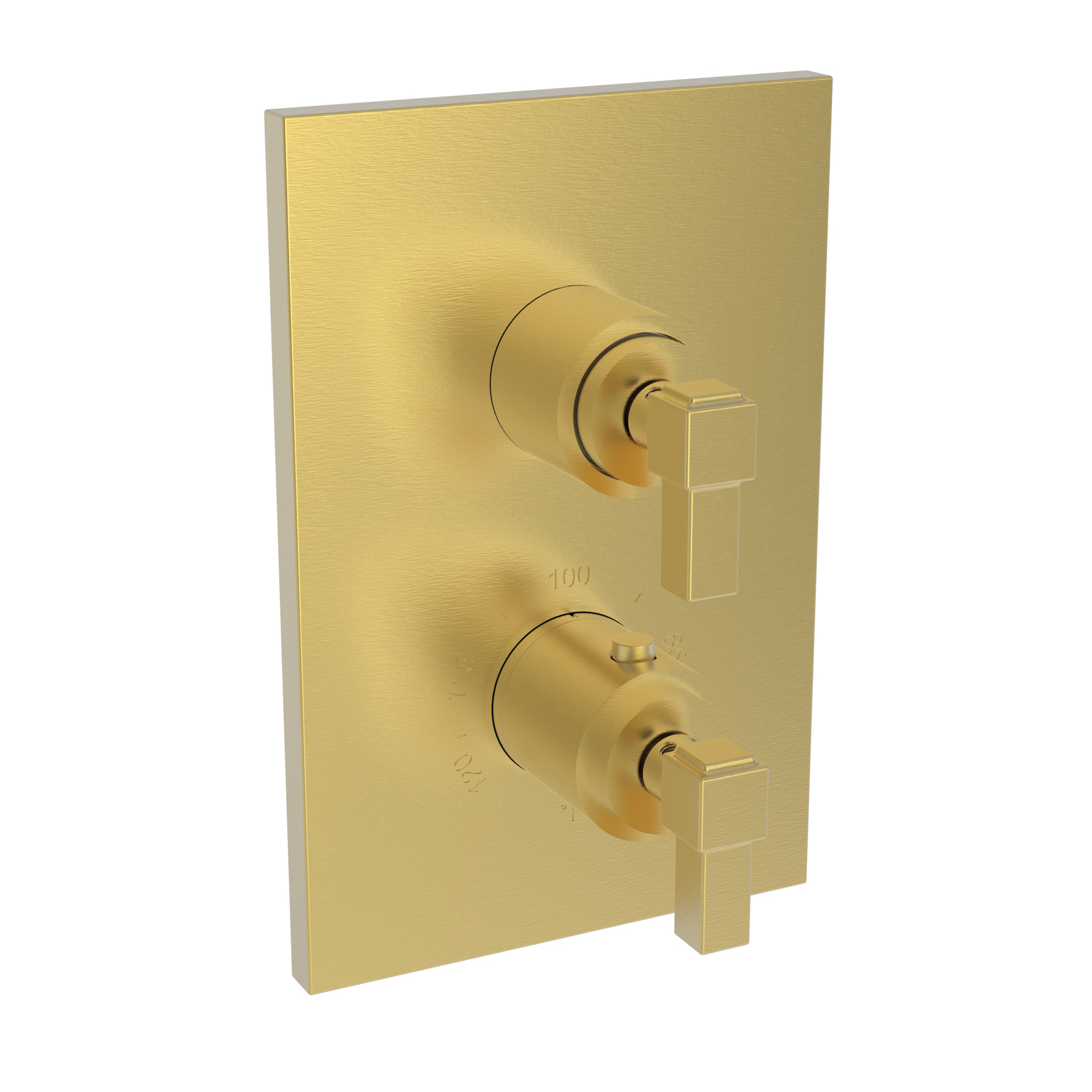 Newport Brass Malvina® 1/2" Square Thermostatic Trim Plate with Handle