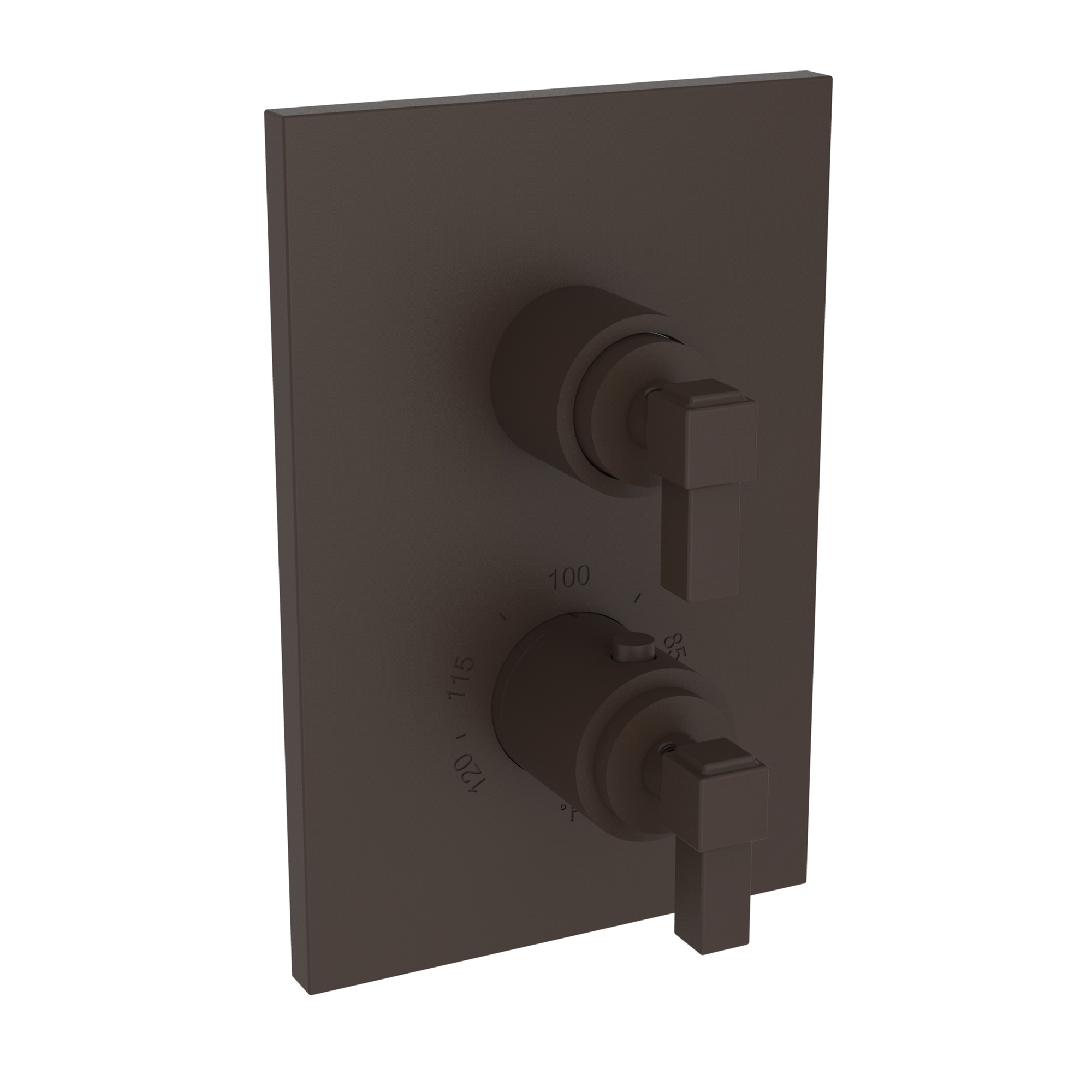 Newport Brass Malvina® 1/2" Square Thermostatic Trim Plate with Handle