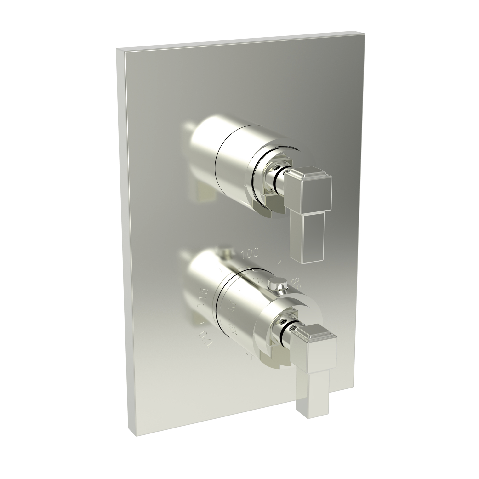 Newport Brass Malvina® 1/2" Square Thermostatic Trim Plate with Handle