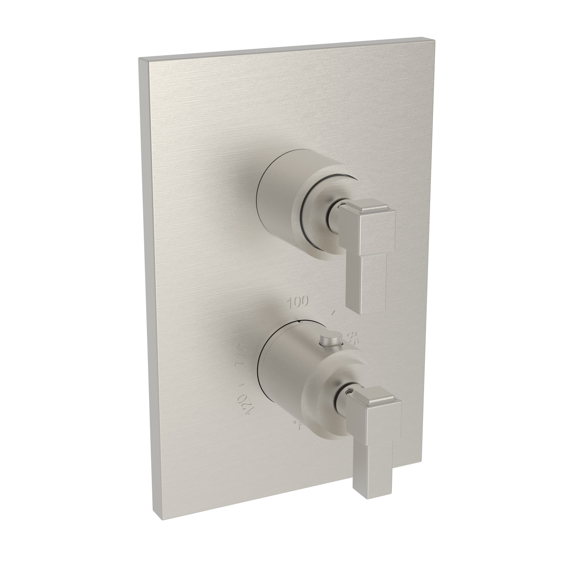 Newport Brass Malvina® 1/2" Square Thermostatic Trim Plate with Handle