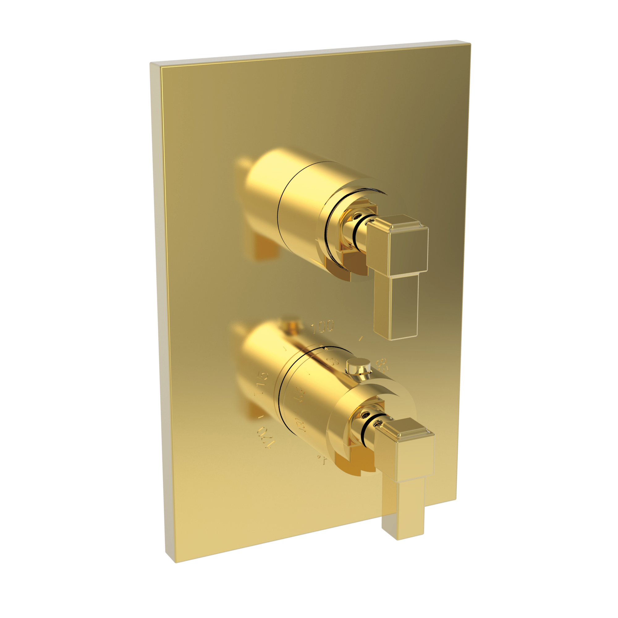 Newport Brass Malvina® 1/2" Square Thermostatic Trim Plate with Handle