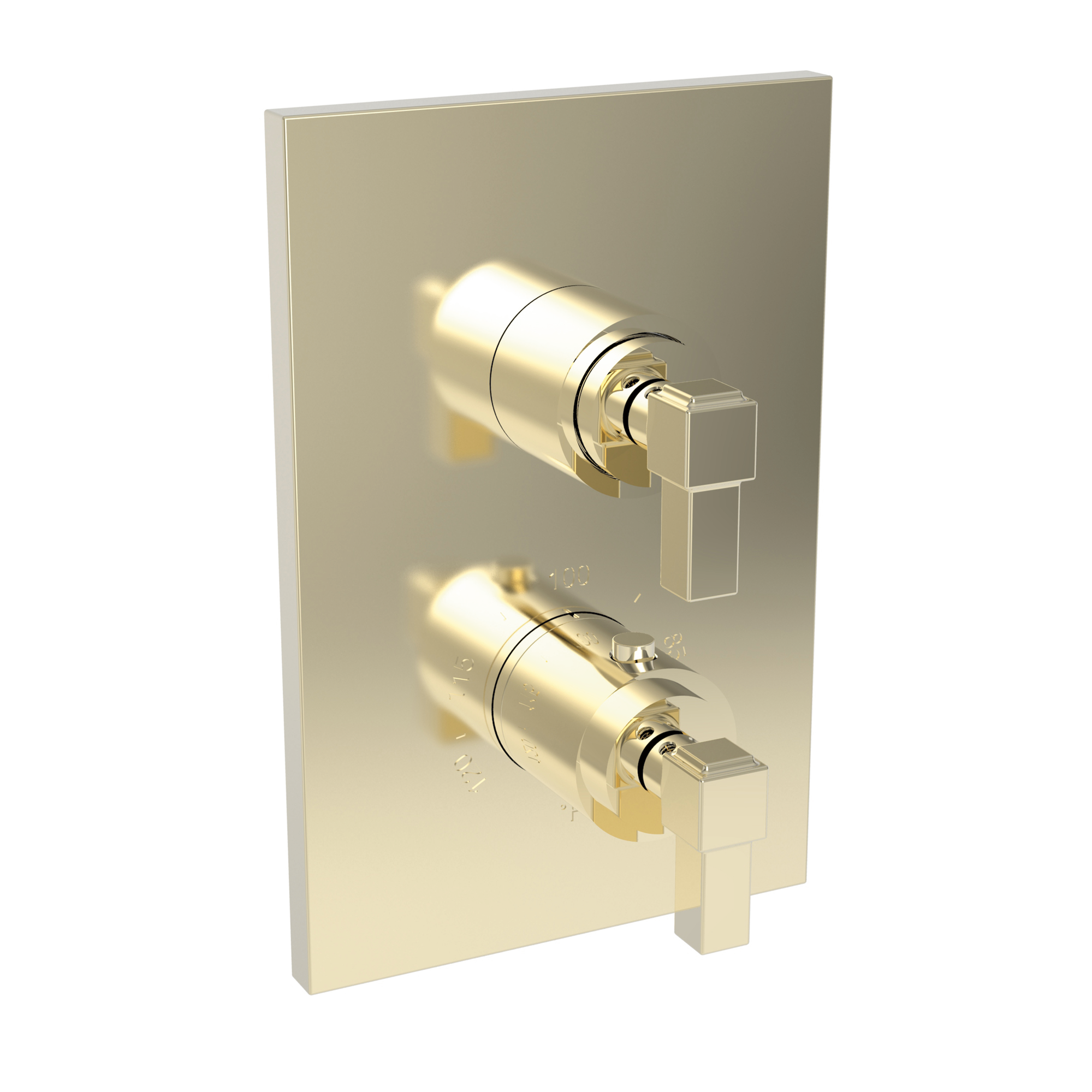 Newport Brass Malvina® 1/2" Square Thermostatic Trim Plate with Handle