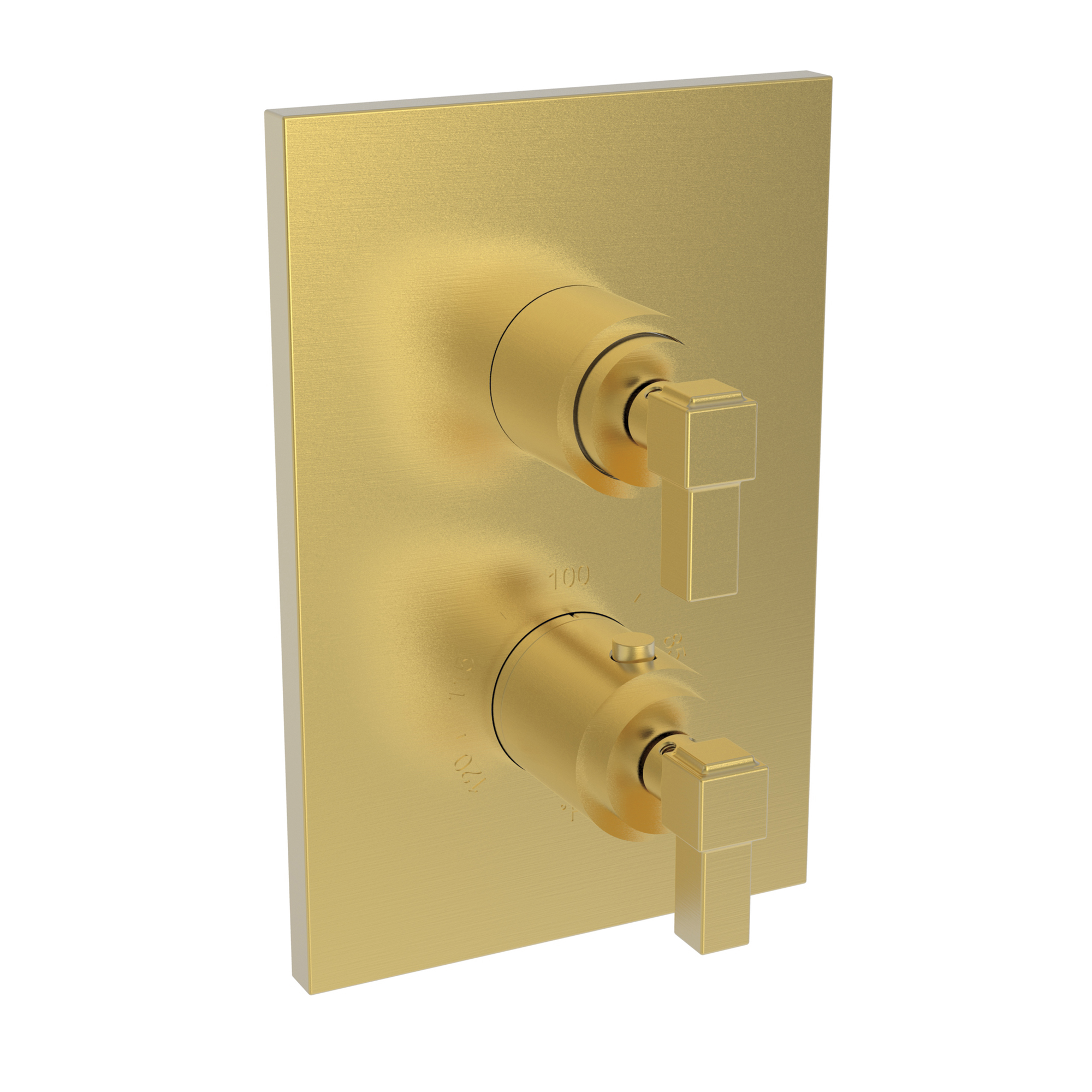 Newport Brass Malvina® 1/2" Square Thermostatic Trim Plate with Handle
