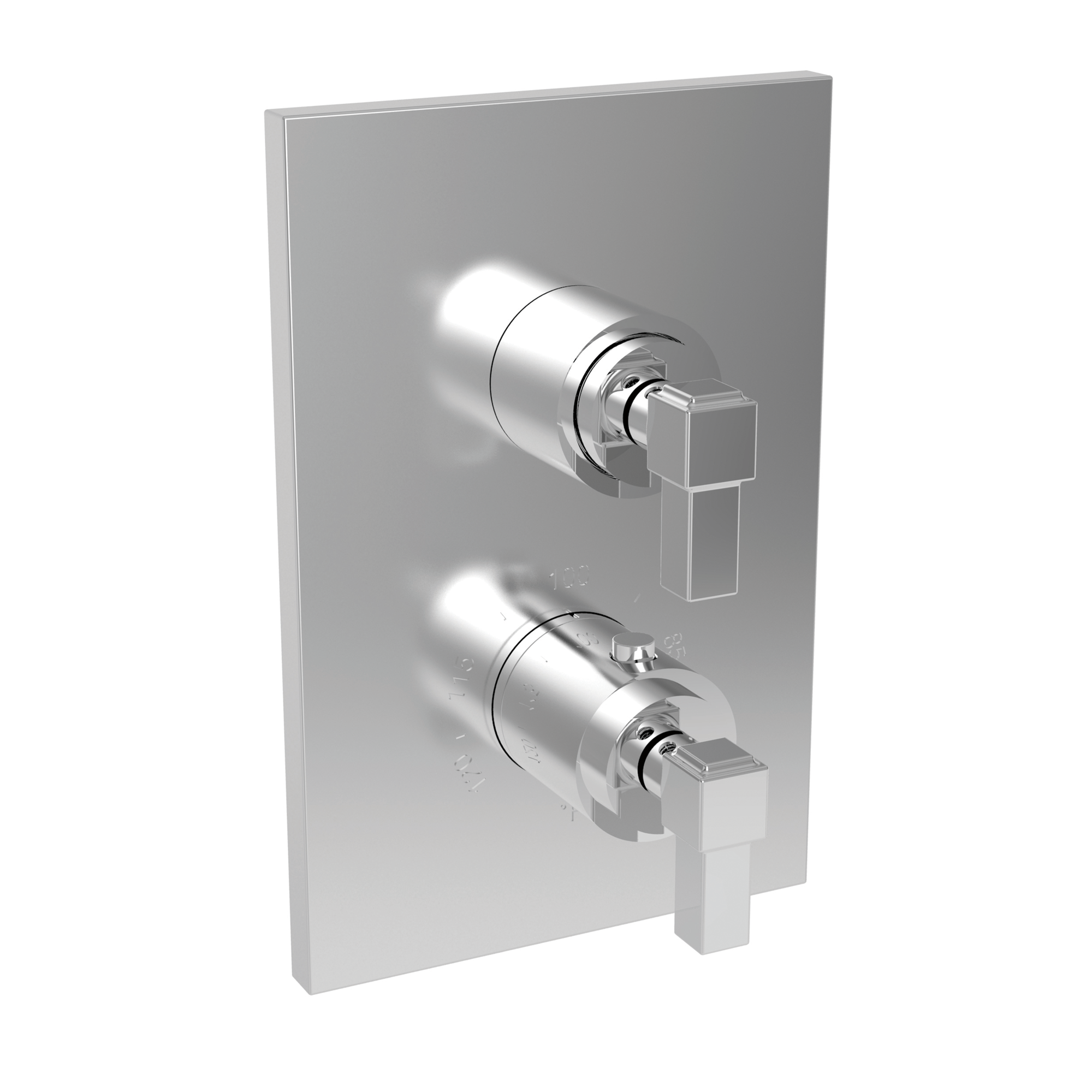 Newport Brass Malvina® 1/2" Square Thermostatic Trim Plate with Handle