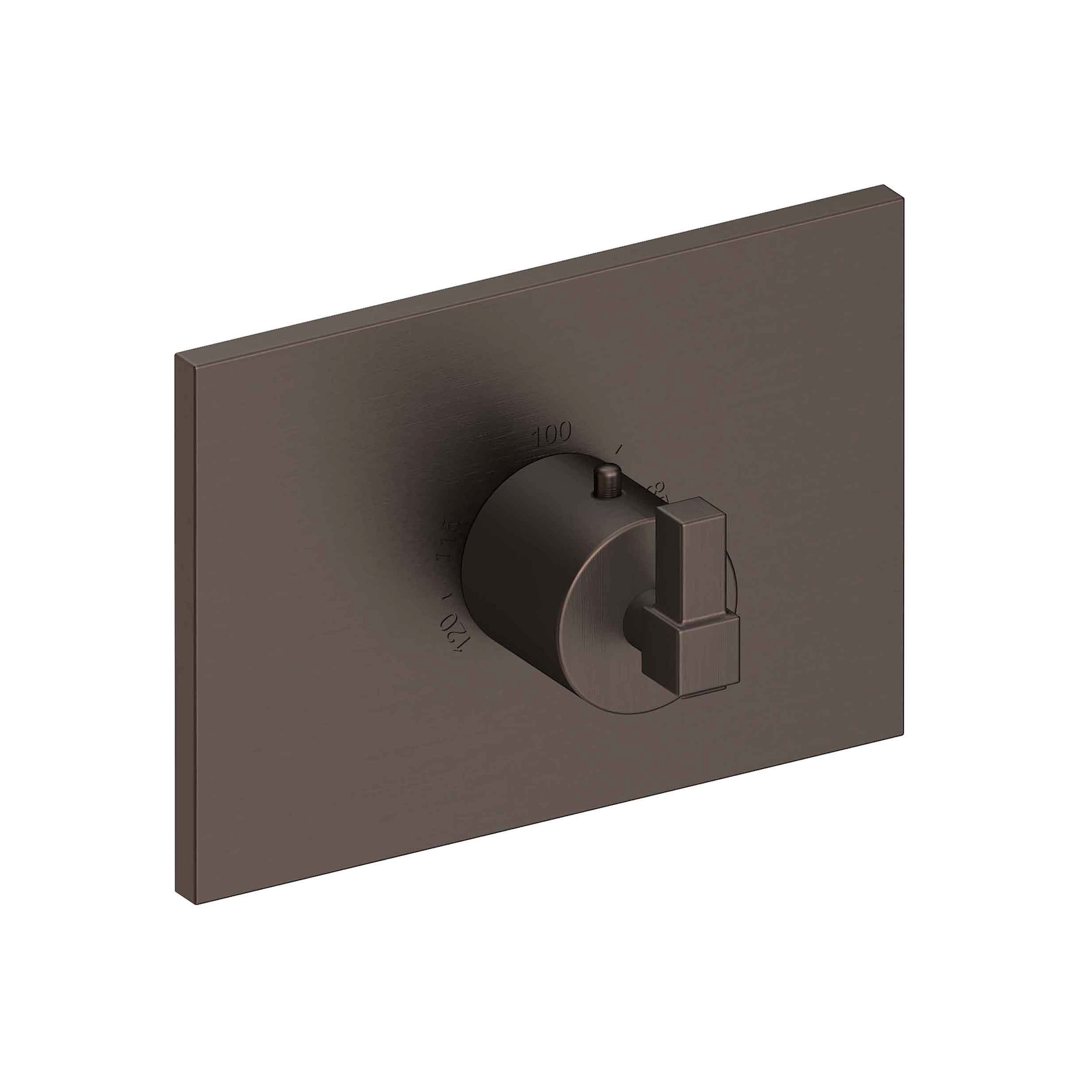 Newport Brass Malvina® 3/4" Square Thermostatic Trim Plate with Handle