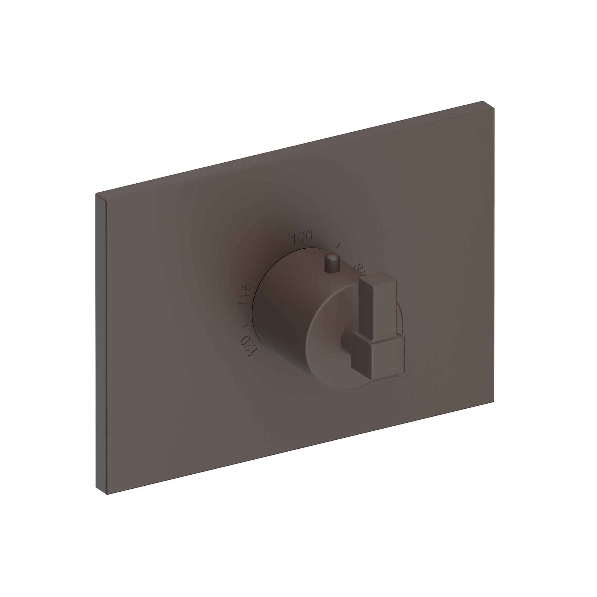 Newport Brass Malvina® 3/4" Square Thermostatic Trim Plate with Handle