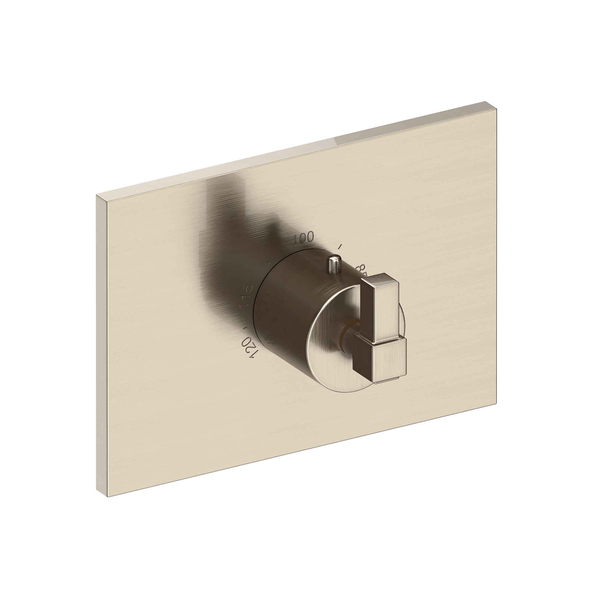 Newport Brass Malvina® 3/4" Square Thermostatic Trim Plate with Handle
