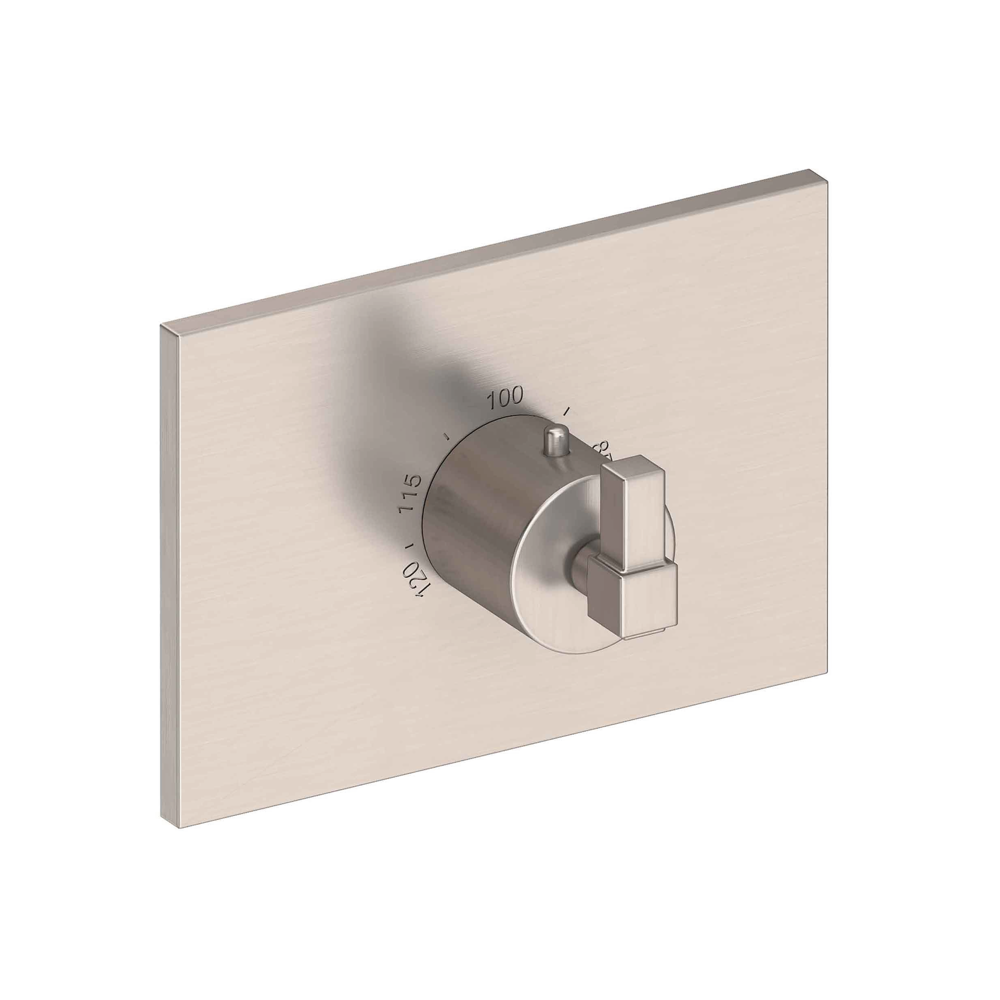 Newport Brass Malvina® 3/4" Square Thermostatic Trim Plate with Handle