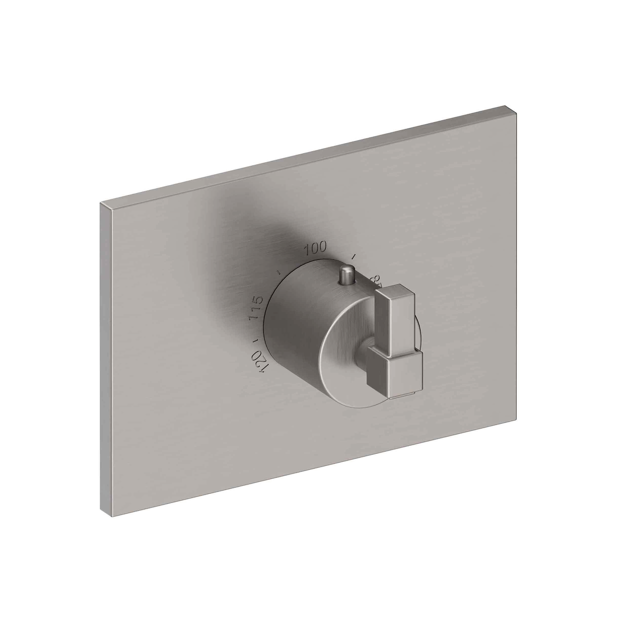 Newport Brass Malvina® 3/4" Square Thermostatic Trim Plate with Handle