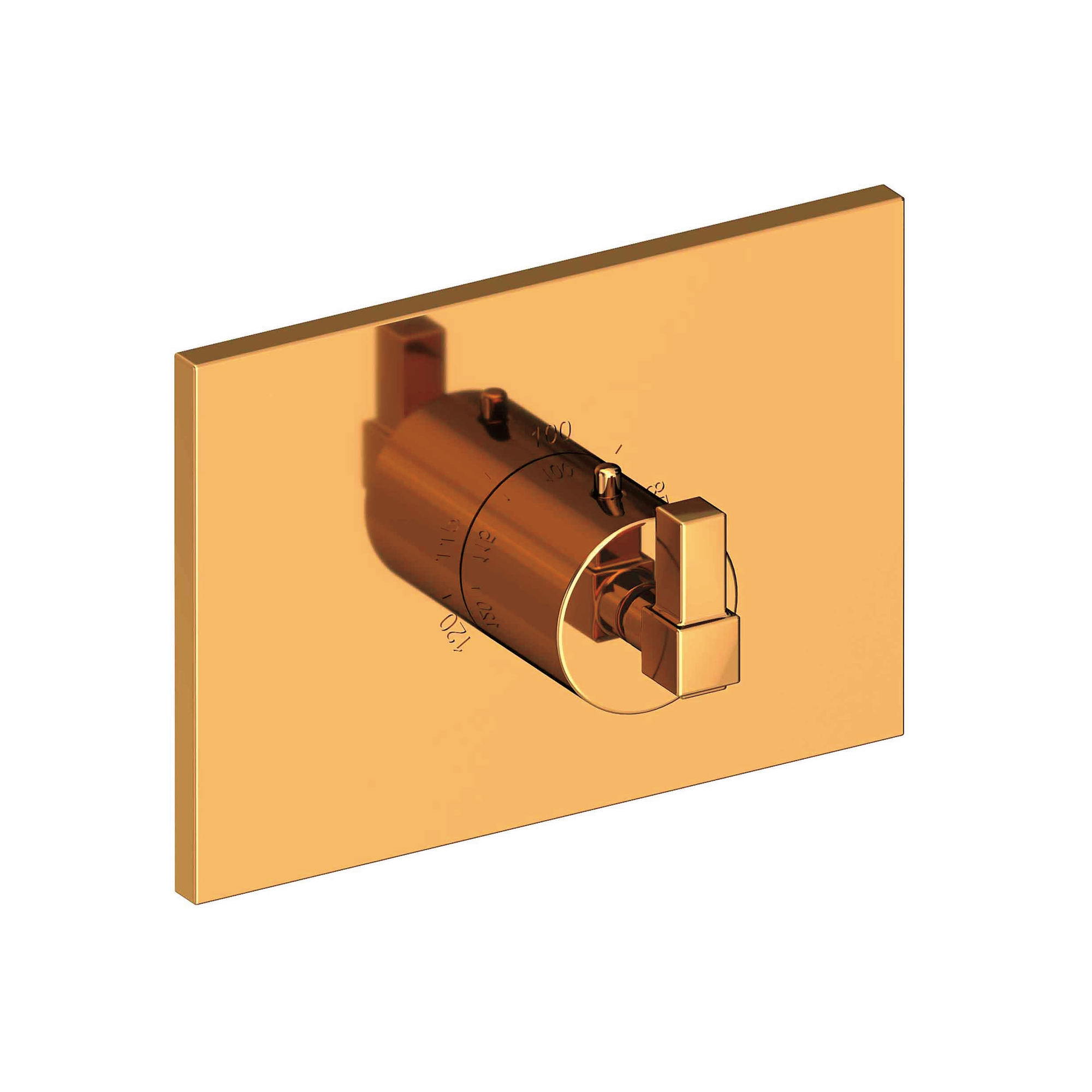 Newport Brass Malvina® 3/4" Square Thermostatic Trim Plate with Handle