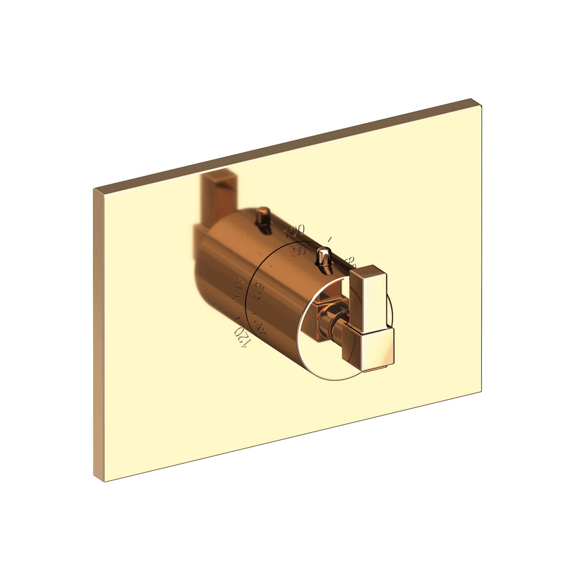 Newport Brass Malvina® 3/4" Square Thermostatic Trim Plate with Handle