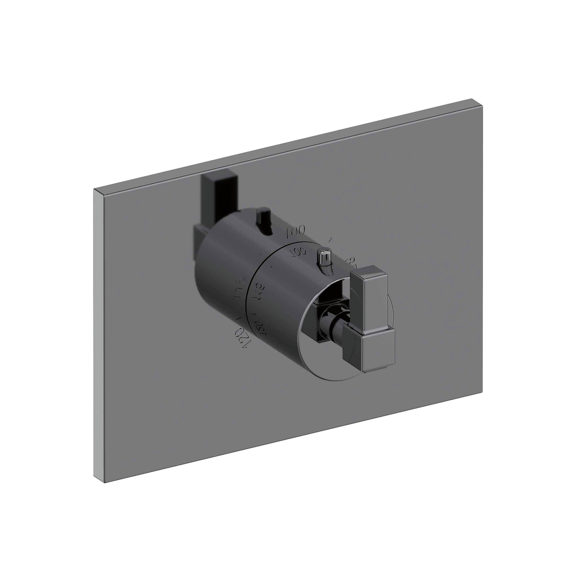 Newport Brass Malvina® 3/4" Square Thermostatic Trim Plate with Handle